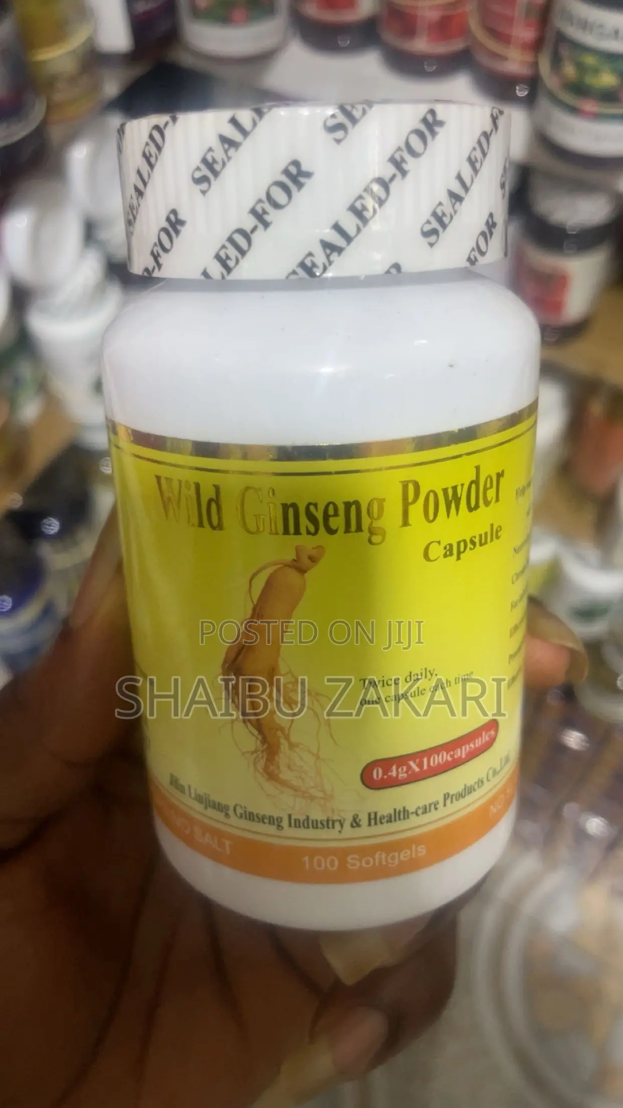 Wild Ginseng Powder Capsule