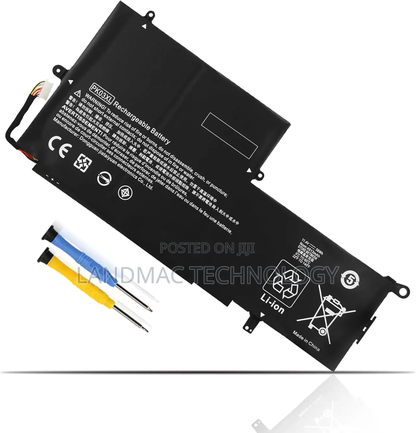 Pk03xl Battery for Hp Spectre 13-4000 13-4100 13-4200 13-4003dx 56w