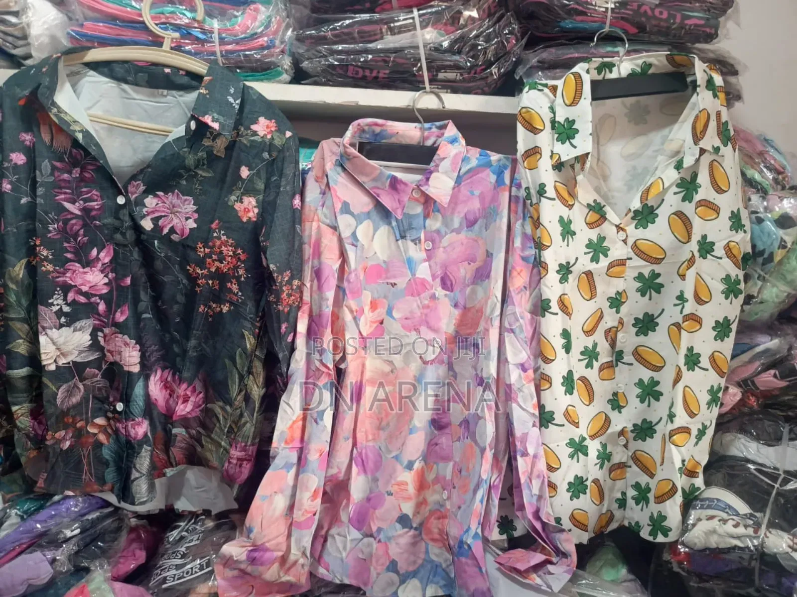 Varieties of Floral Ladies Long Sleeves Shirt