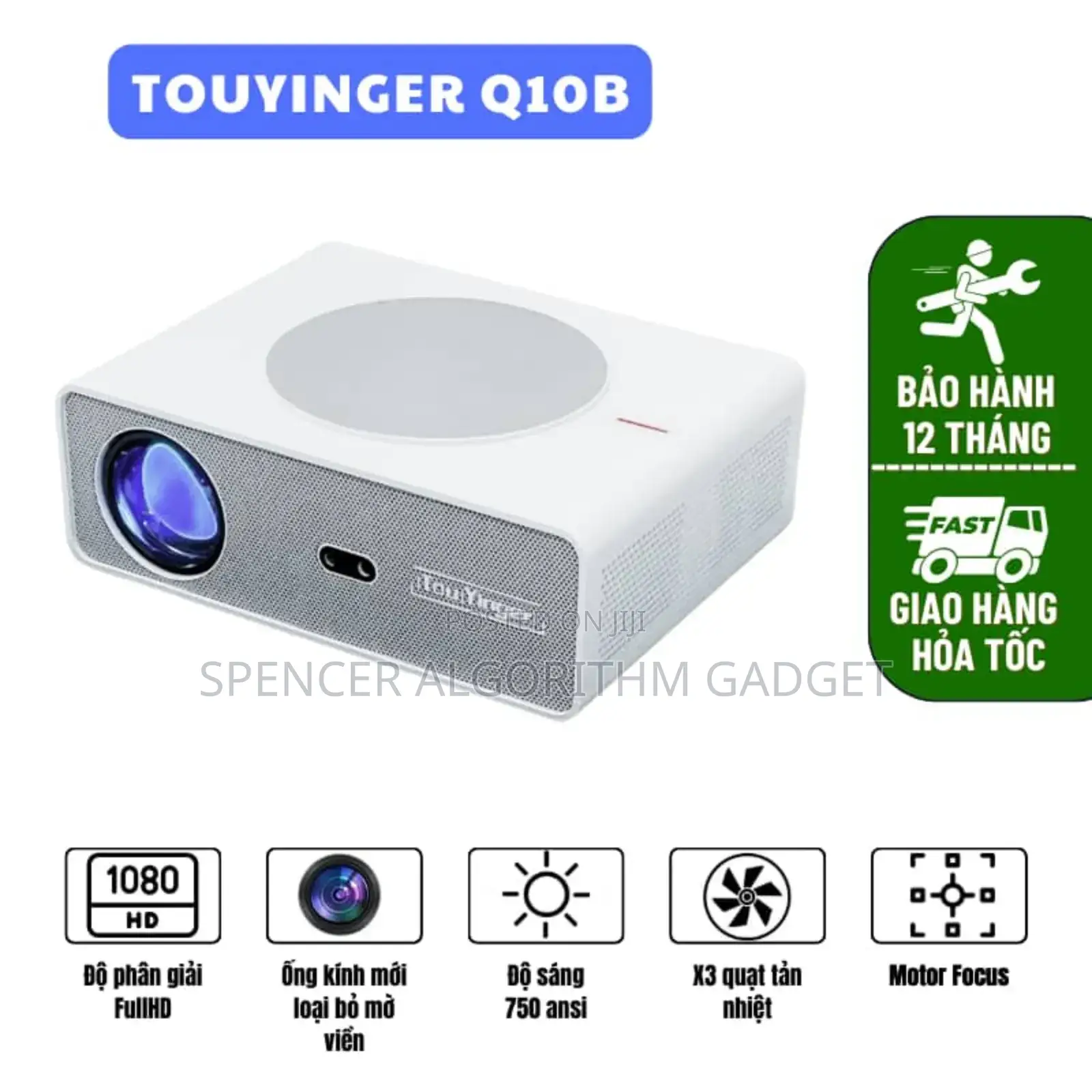 Touyinger Q10 Projector With 9500 Lumens
