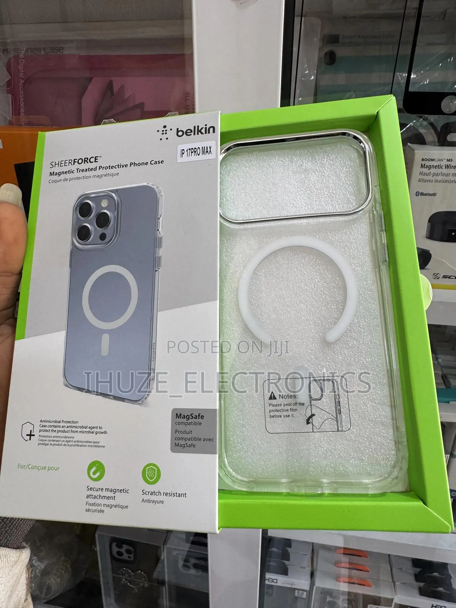 iPhone 17pro/17pro Max Transparent Cover With Magsafe