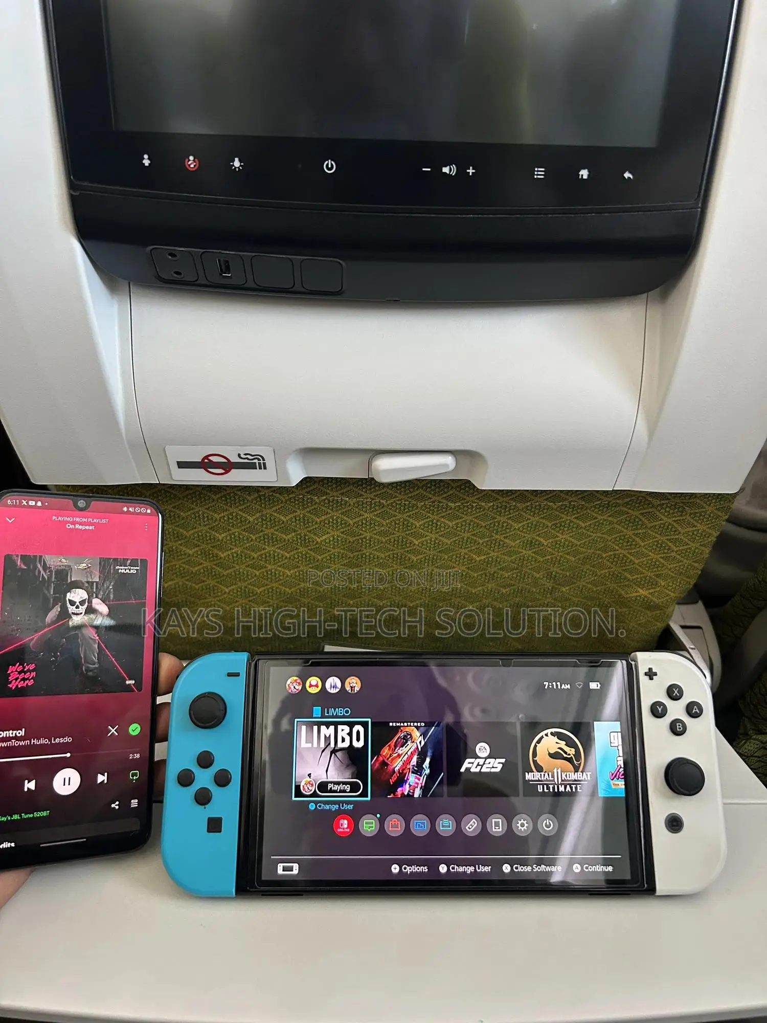 Nintendo Switch Oled With 10 Games Available