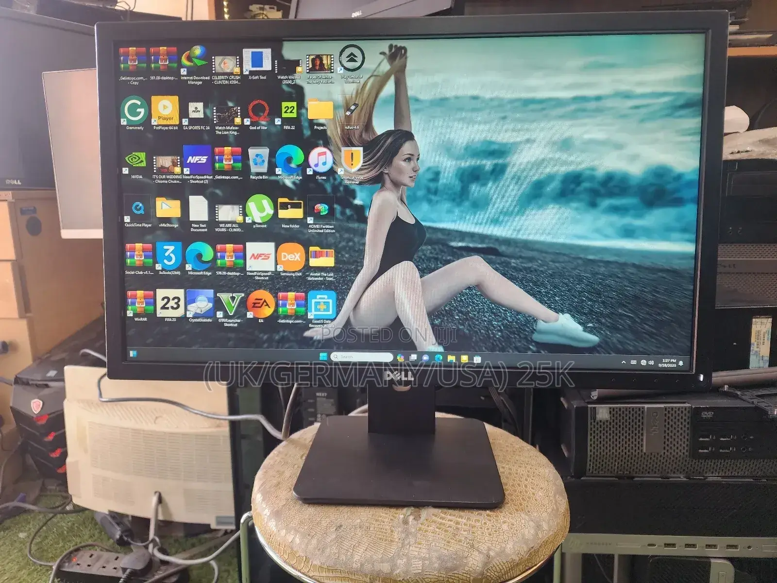 Dell 24" Full Hd Ips Led Monitor 1920×1080, 60 Hz, Displayport/Dvi/Vga
