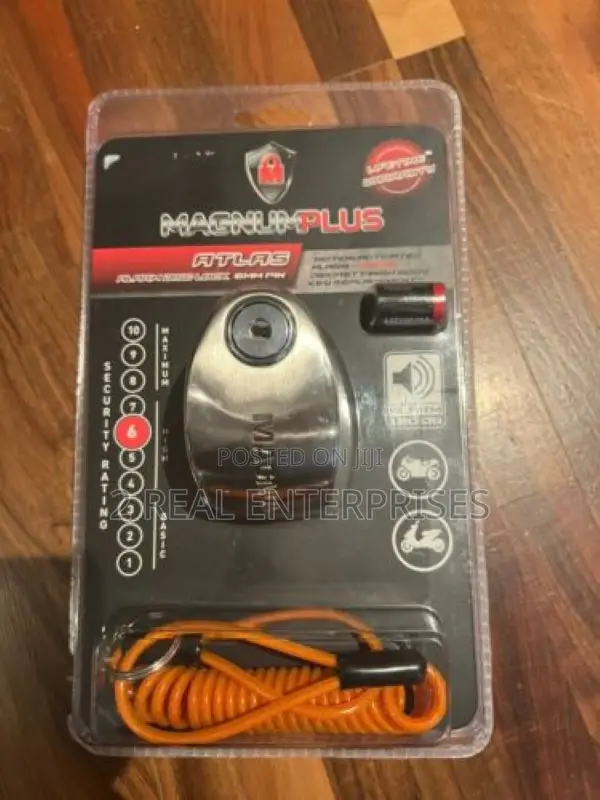 Magnum Plus Atlas Alarm Disc Lock 6mm Pin