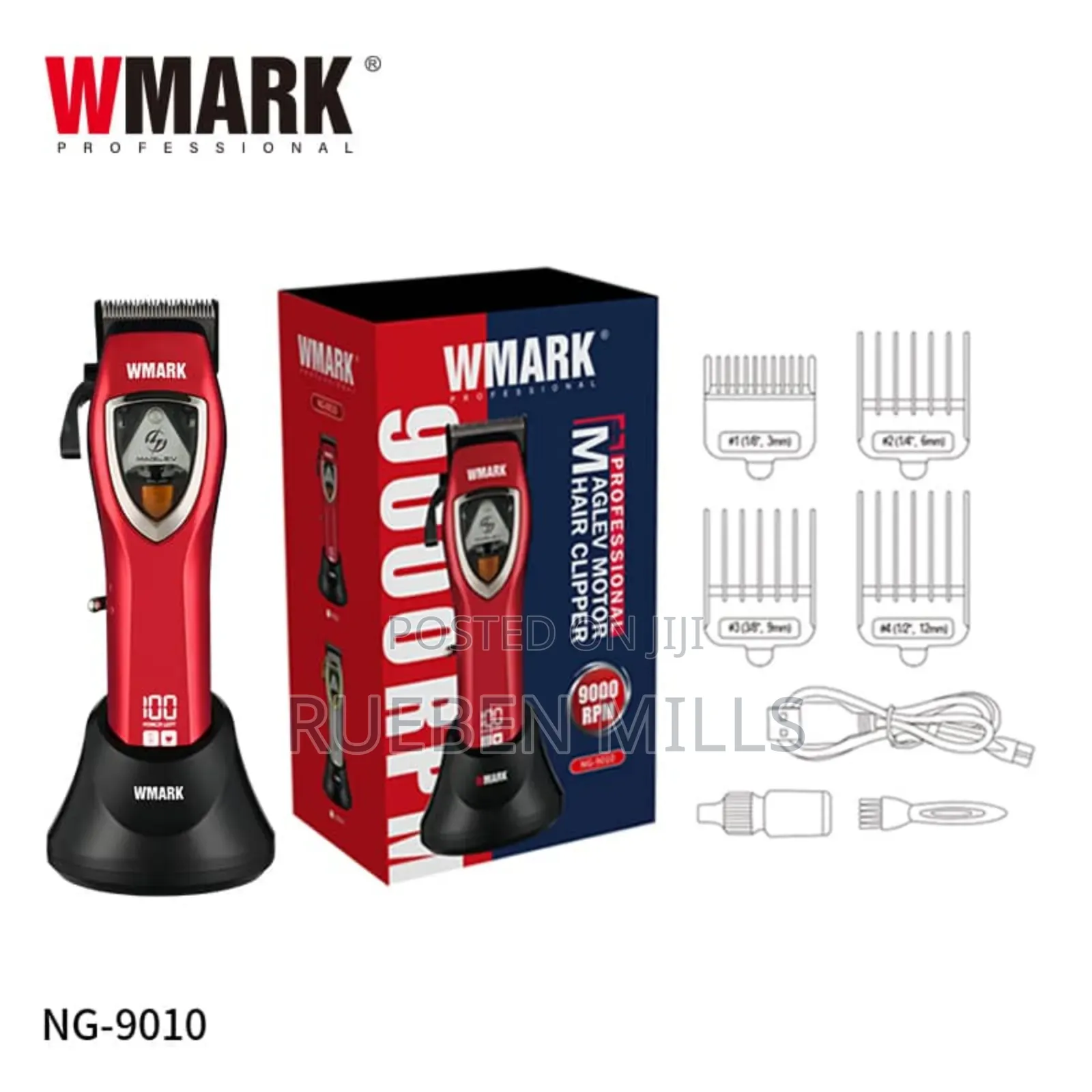 Wmark Ng-9010 High Speed Original Salon Barbering Machine Hair Clipper