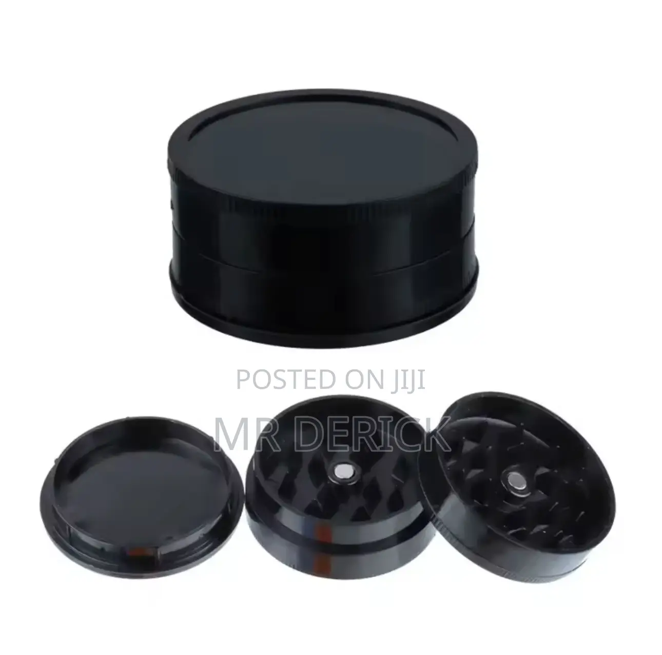 Plastic Mini 3 Layer Tobacco Grinder Smoke Cutter Cigarette Crusher