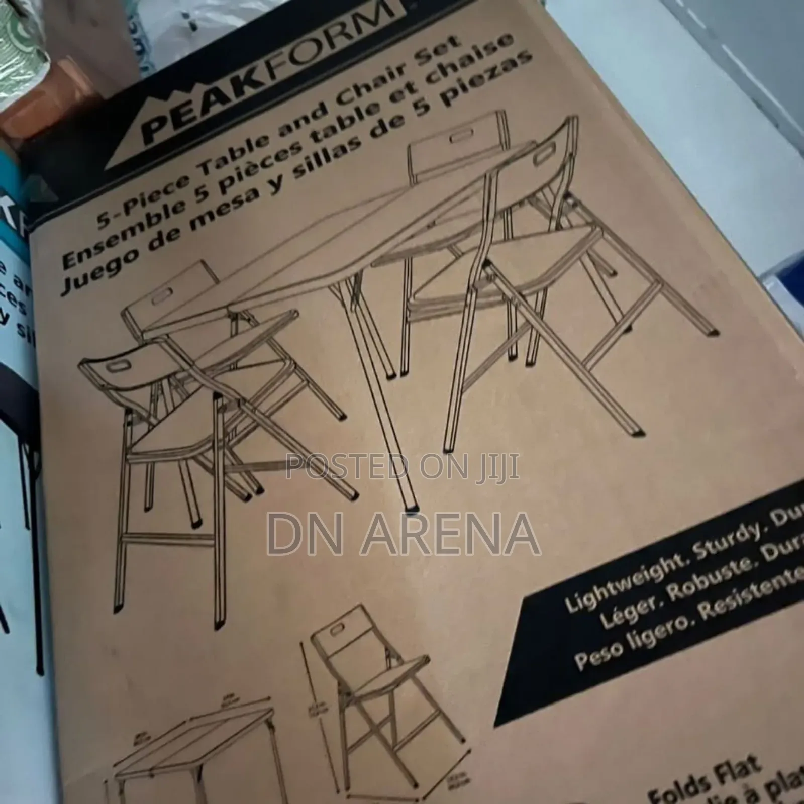 Peakform 5-Piece Table and Chair Set