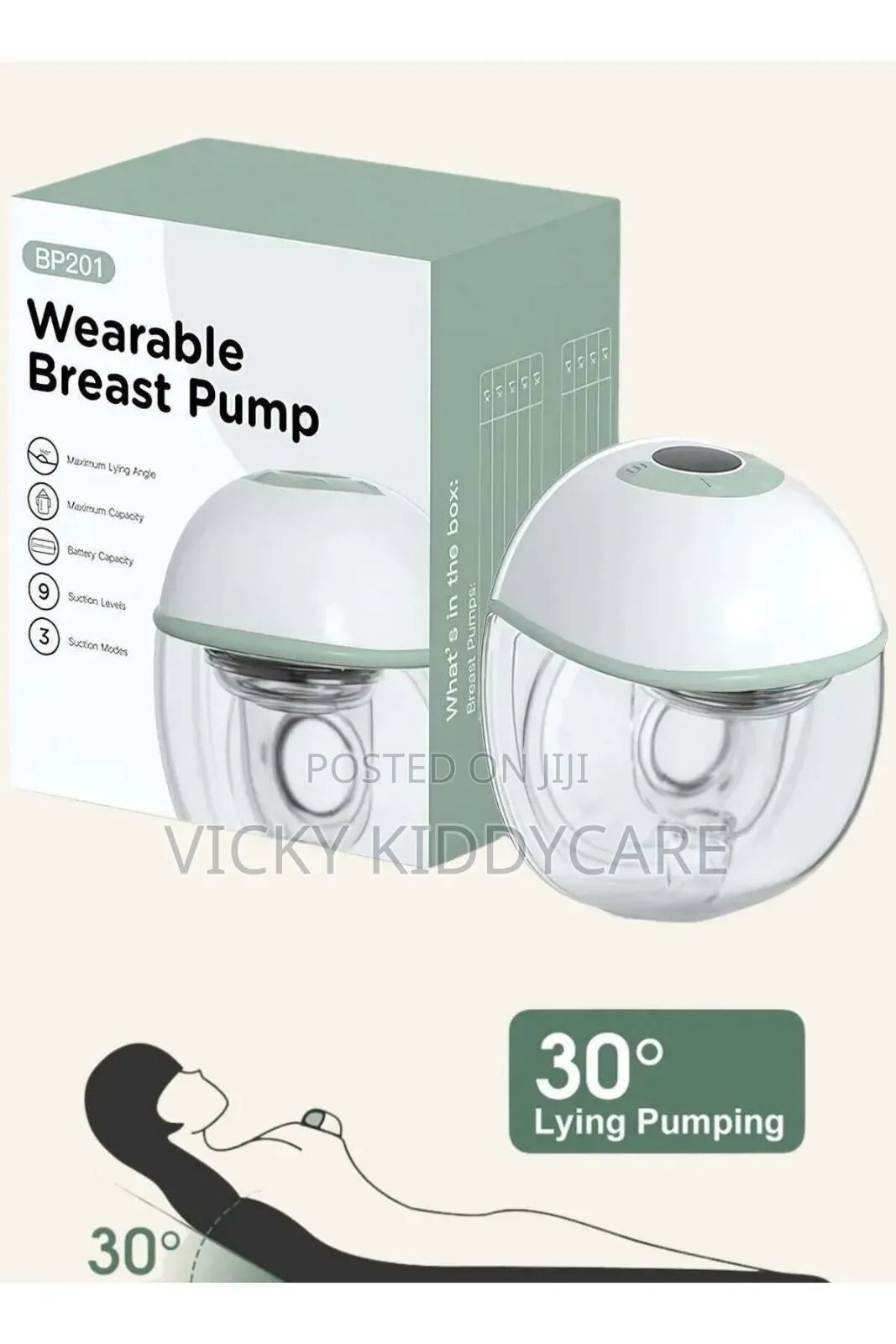 1300 Mah Wireless Hand Free Wearable Electric Breast Pump ,