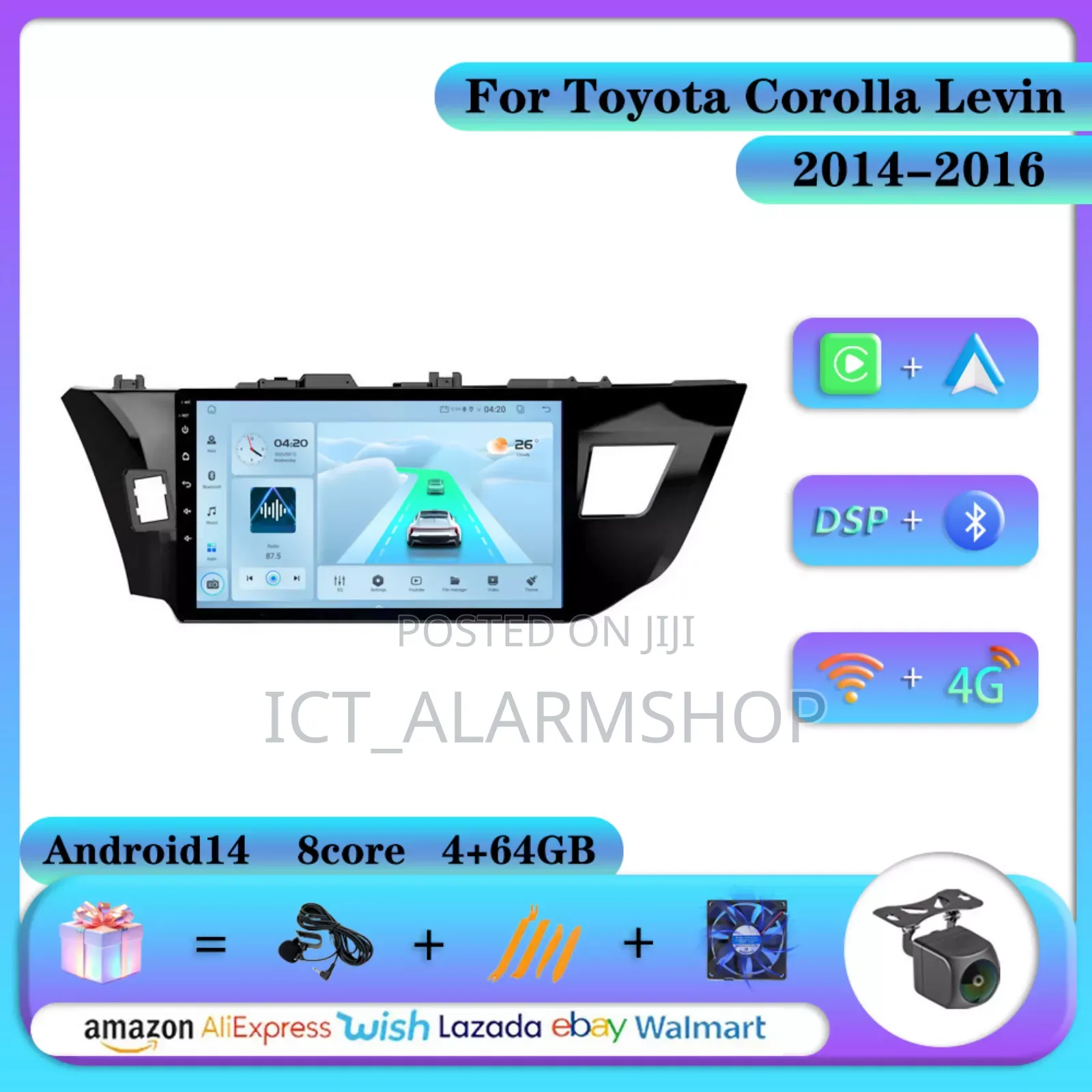 Toyota Corolla 2014 Radio Multimedia Player