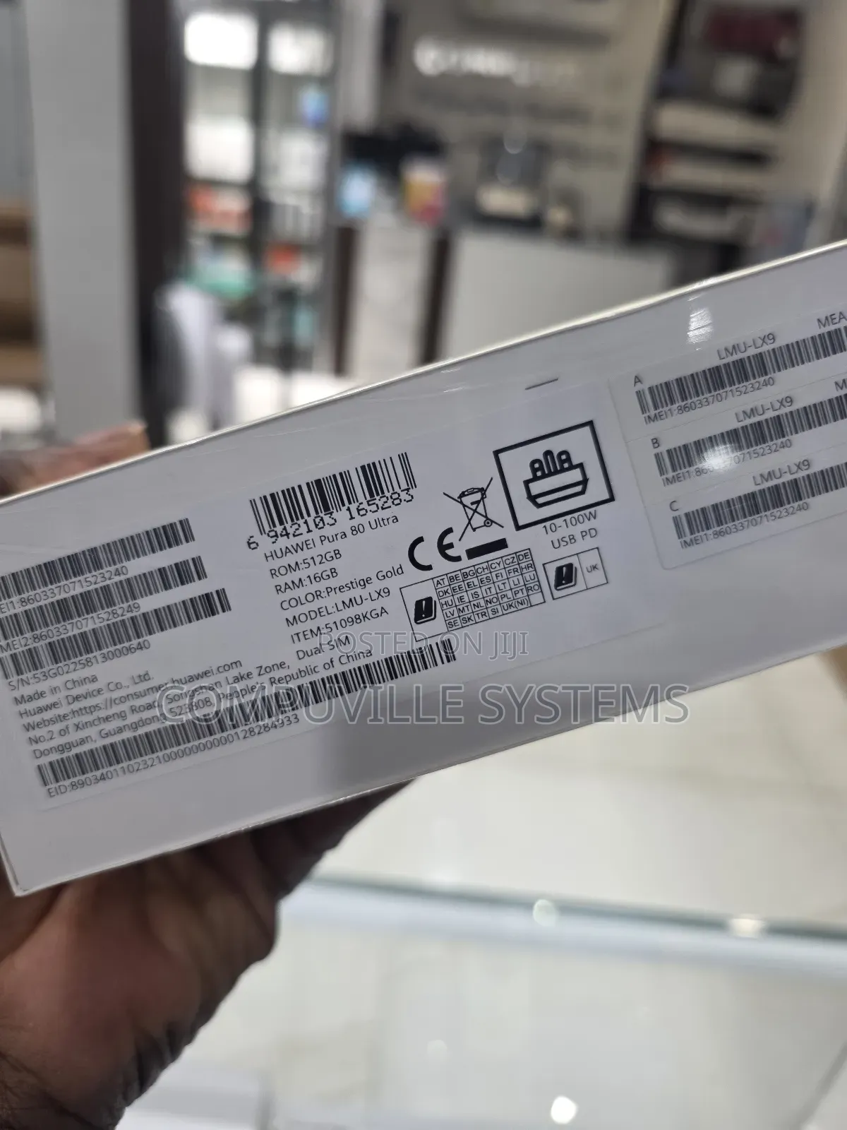New Huawei Pura 80 Ultra 512 GB Gold
