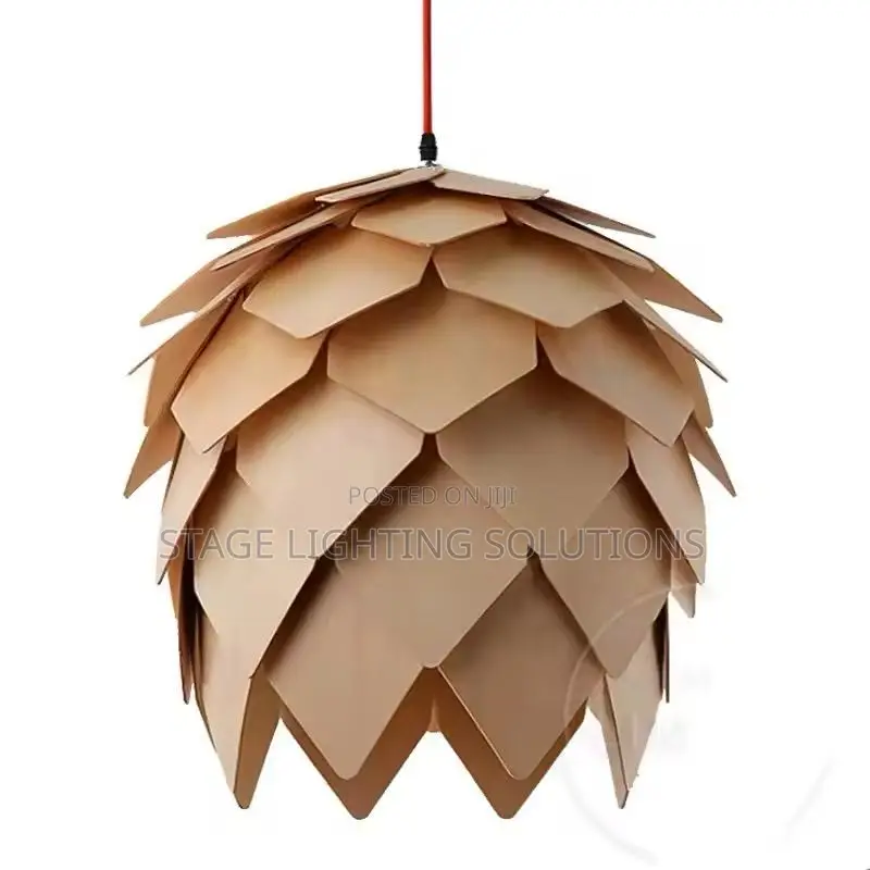 Wooden Rattan Rustic Lights
