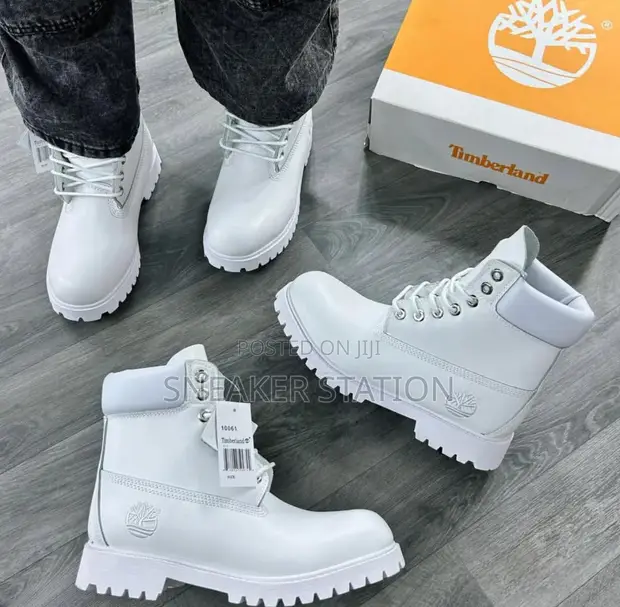 Authentic Timberland Boot All White for sale · GH₵ 600 · Dansoman