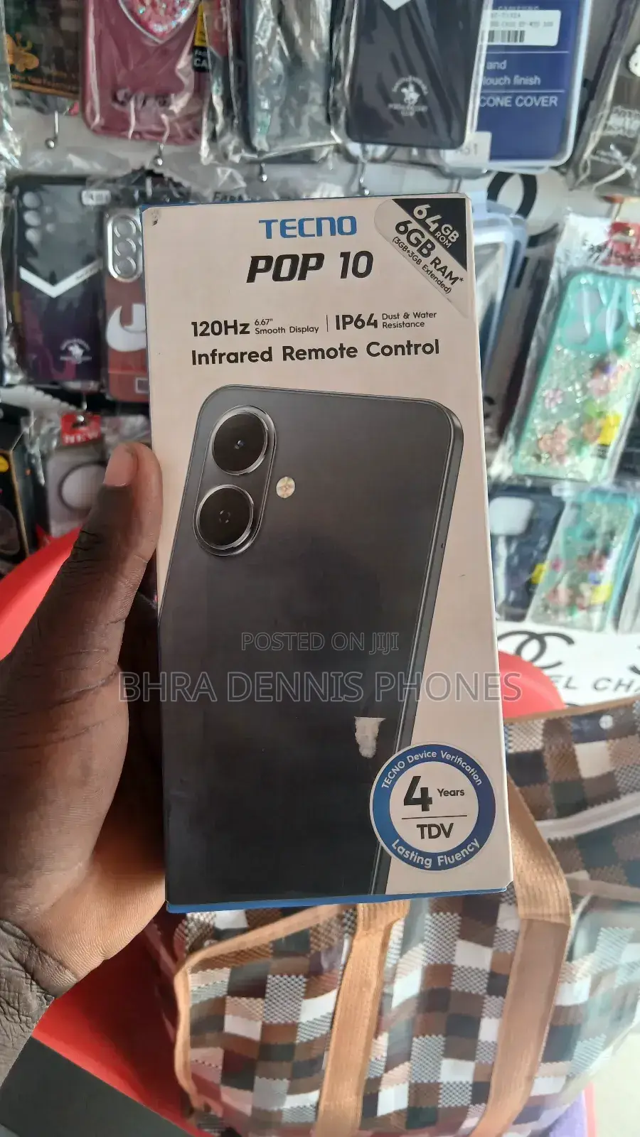 New Tecno Pop 10 64 GB Black