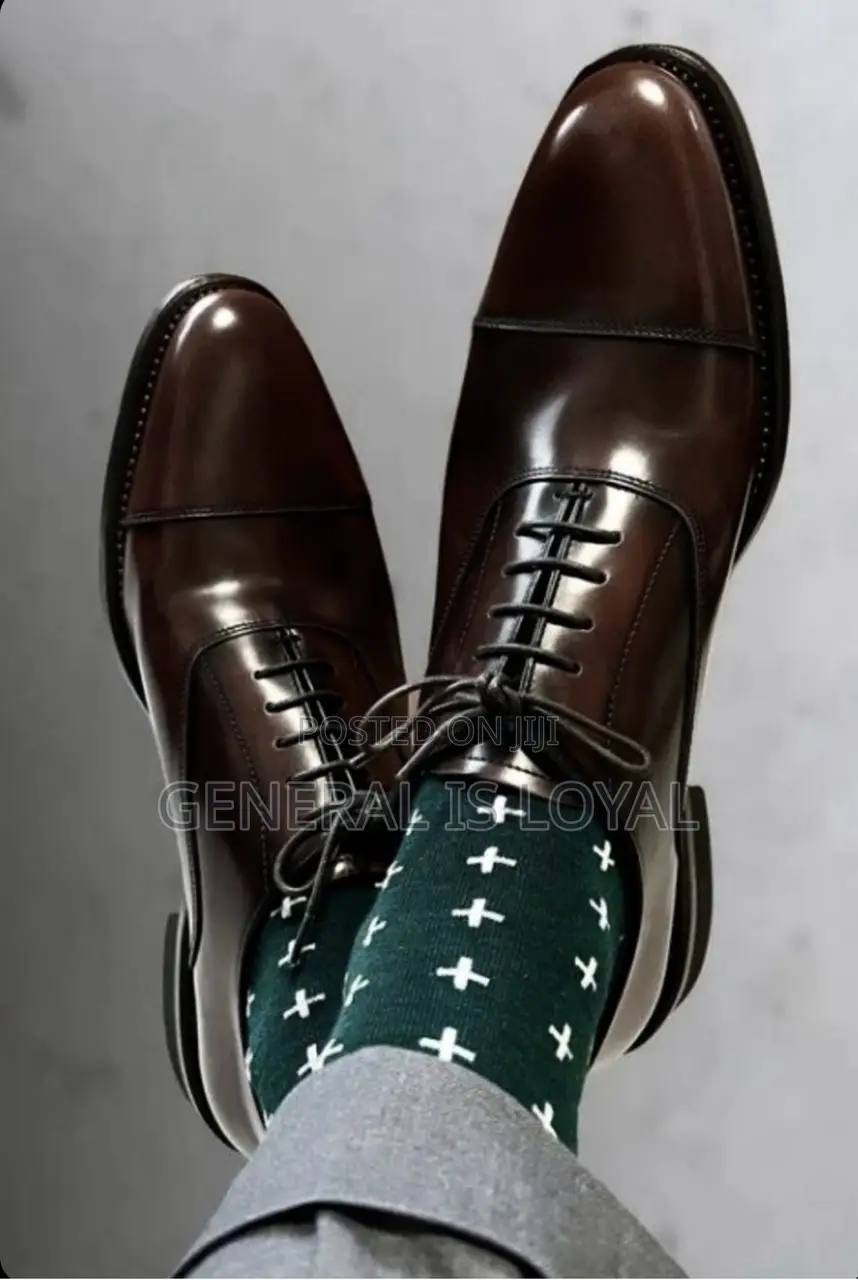 Original Leather Dark Coffee Leather Men’S Shoe