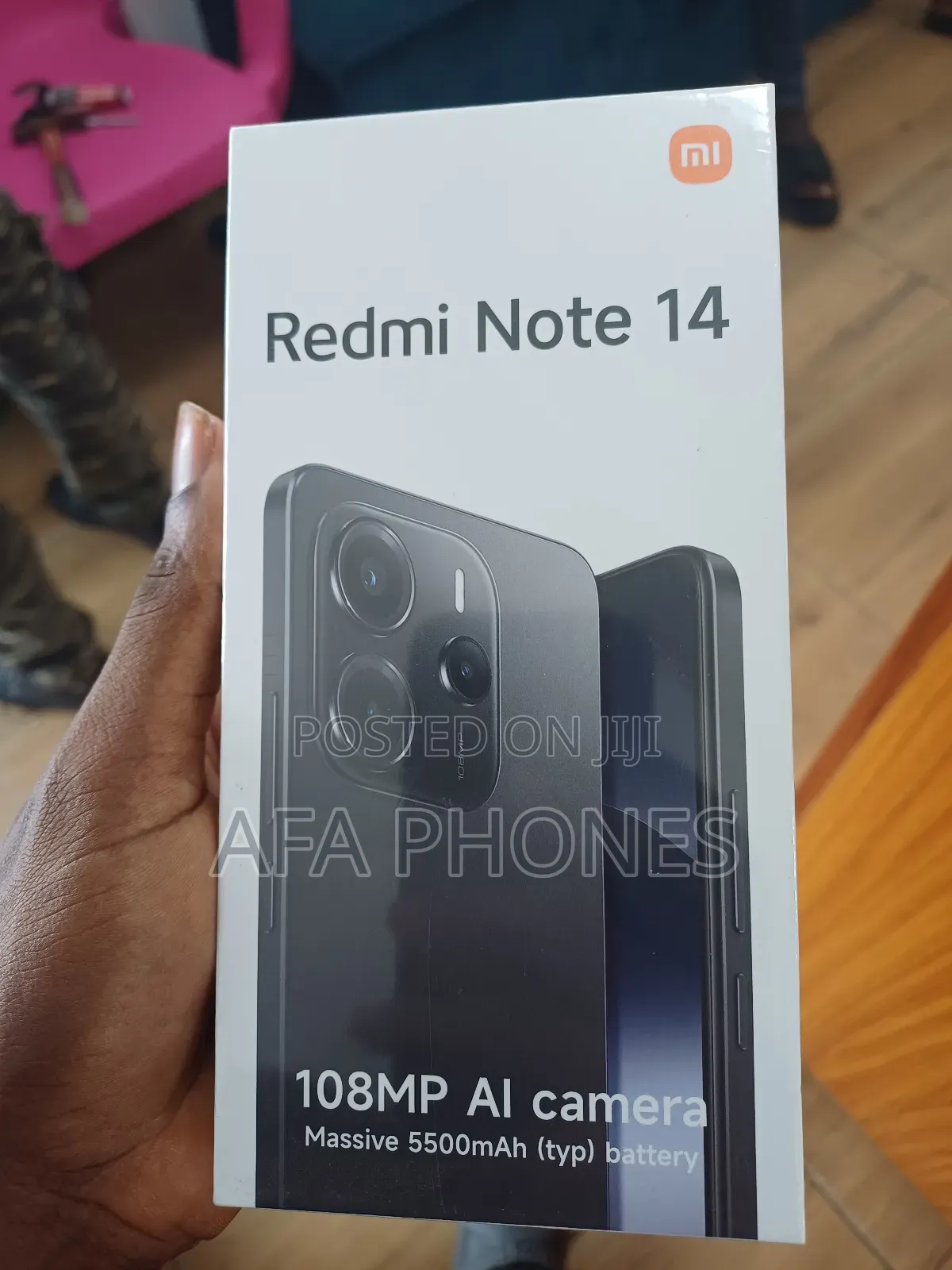 New Xiaomi Redmi Note 14 4G 128 GB Black