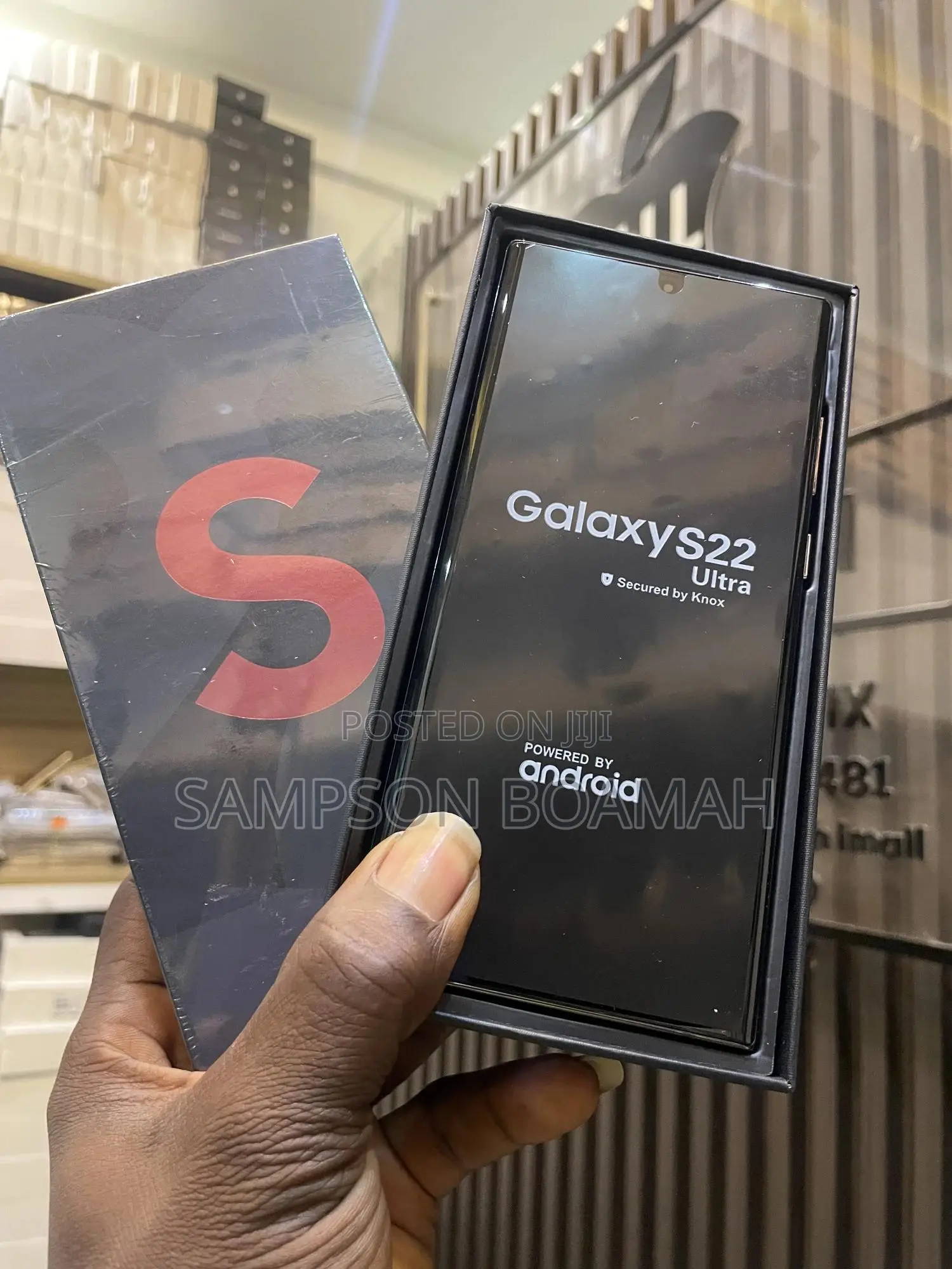 New Samsung Galaxy S22 Ultra 5G 128 GB Black