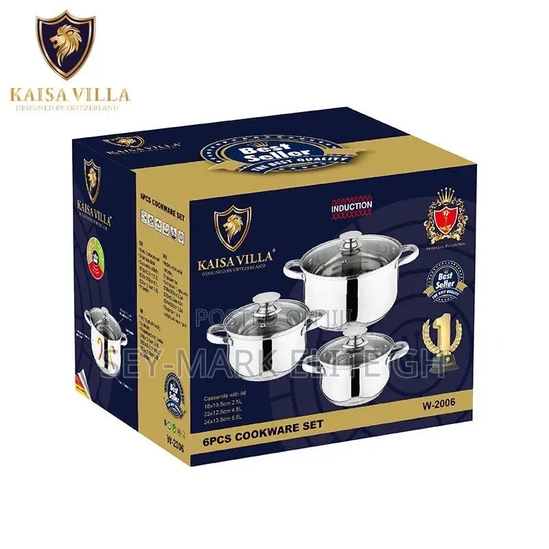 3 Set Stainless Steel Cookware