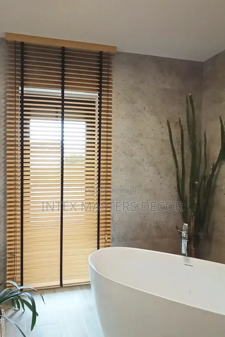 Beige Wooden Blinds