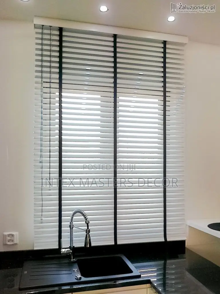 White Wooden Blinds