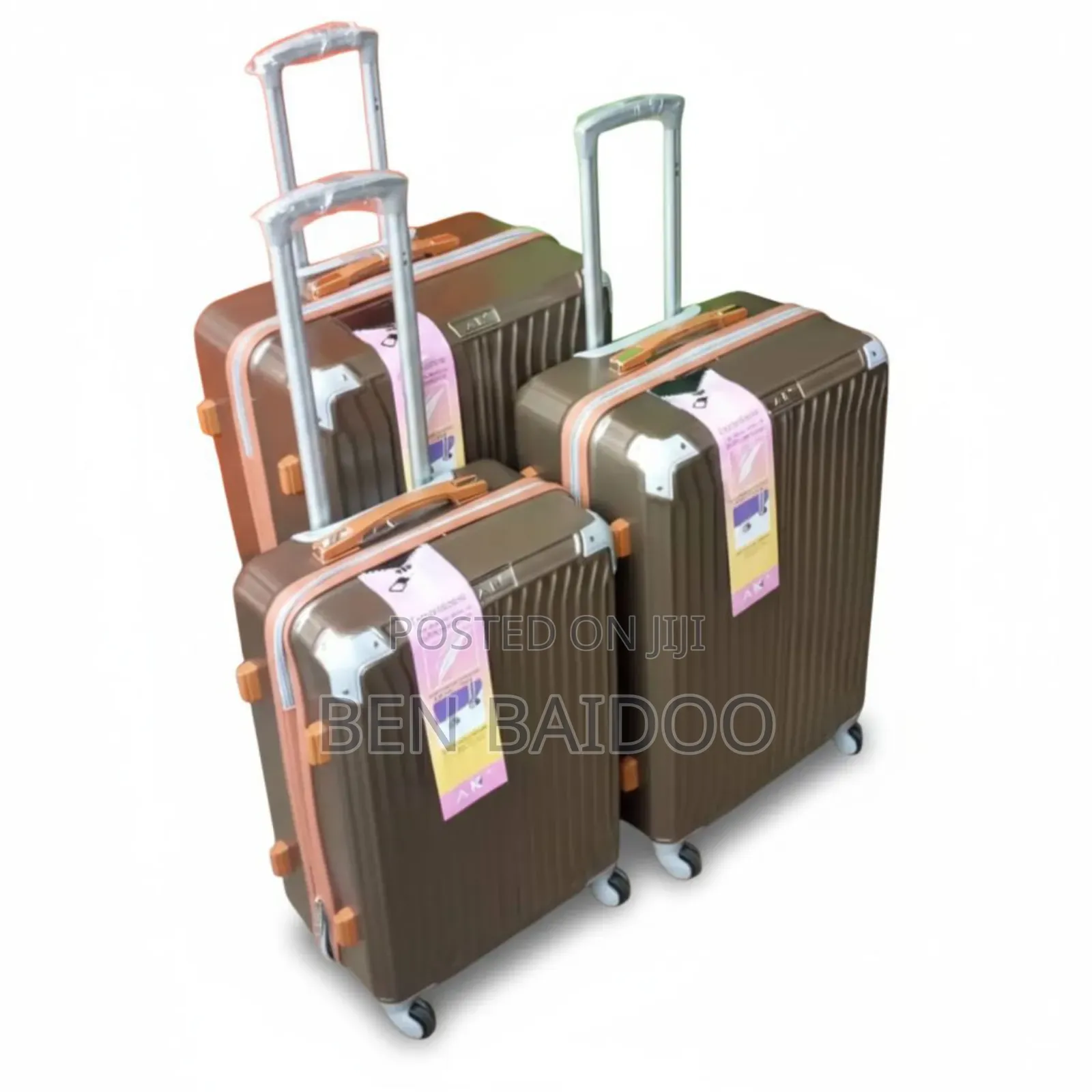 Plastic Travelling Suitcase 3in1(Built to Last Long)