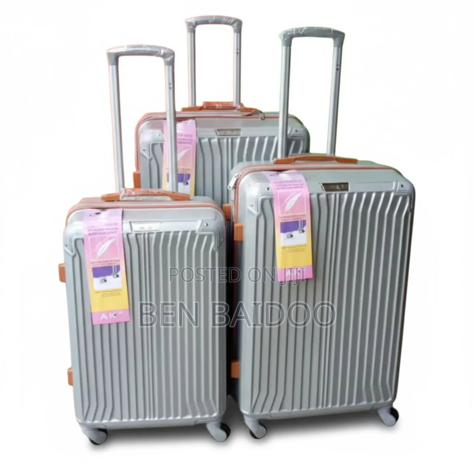 Plastic Travelling Suitcase 3in1(Built to Last Long)