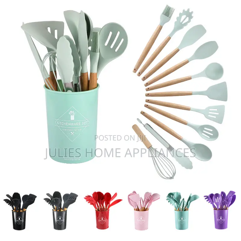 19pcs Are Silicone Ladle Set
