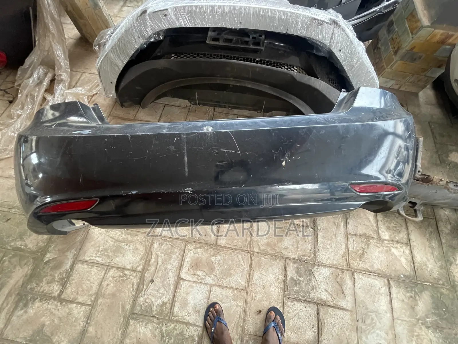 Hyndai Sonata 2012 Back Bumper With Double Exhaust Holes
