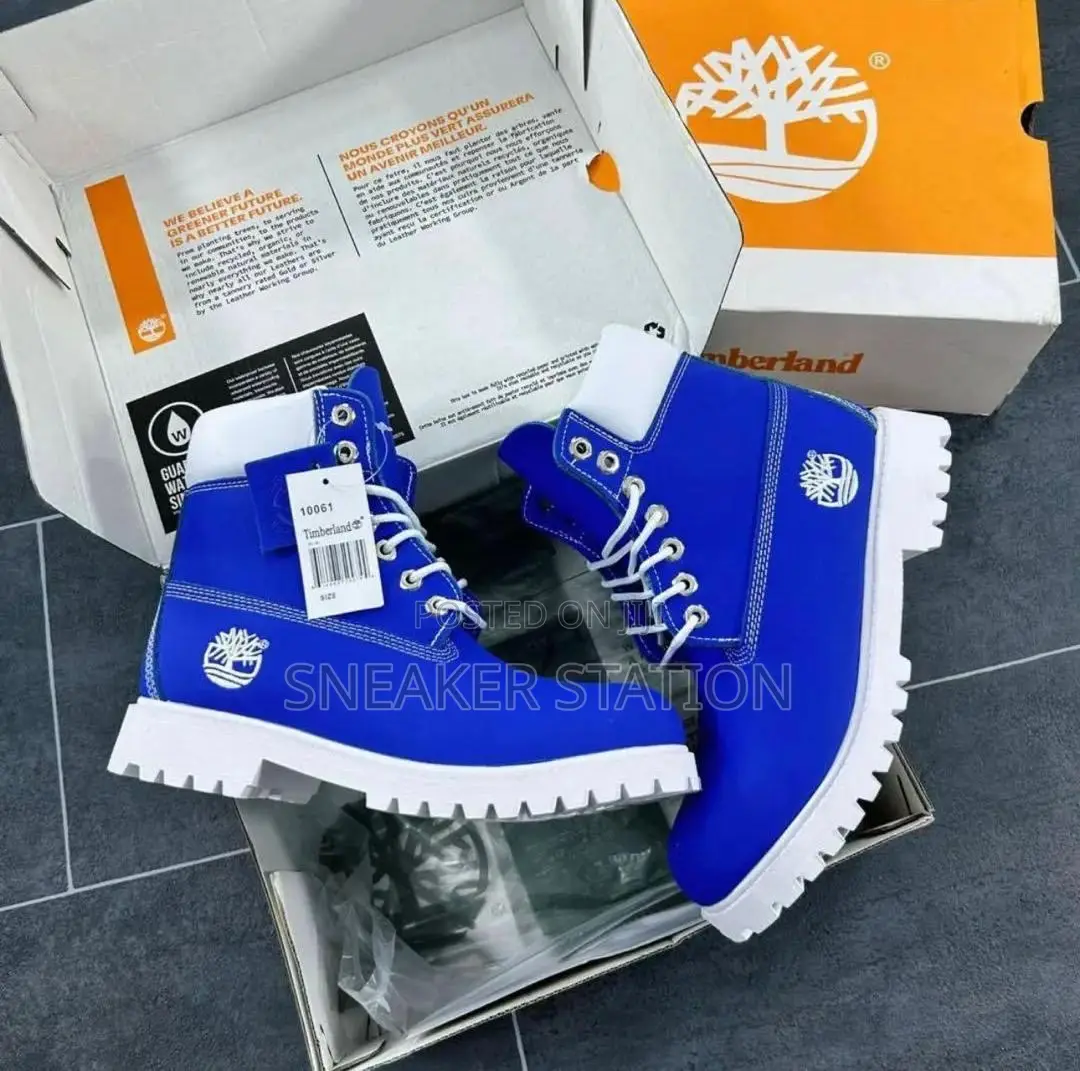 Timberland Boot Blue/White