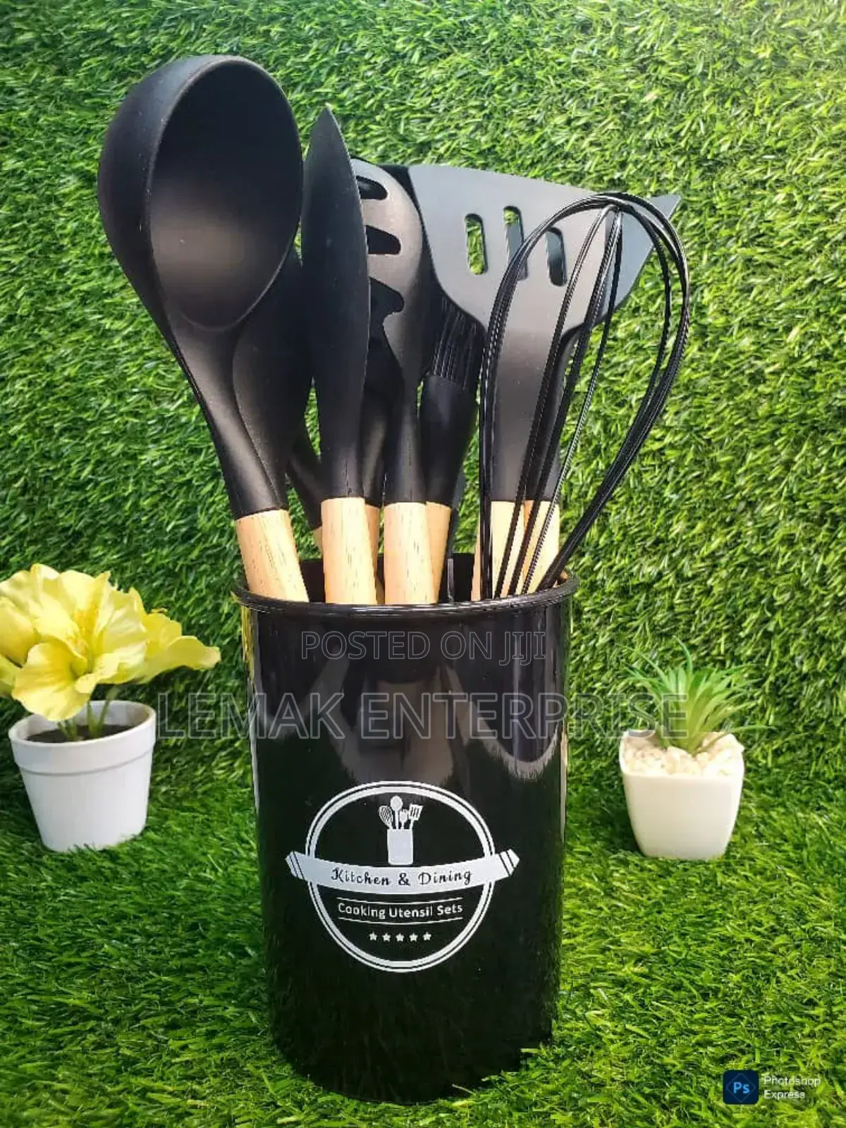 Kitchen Set 12 PCS Silicone Spoon and Ladle