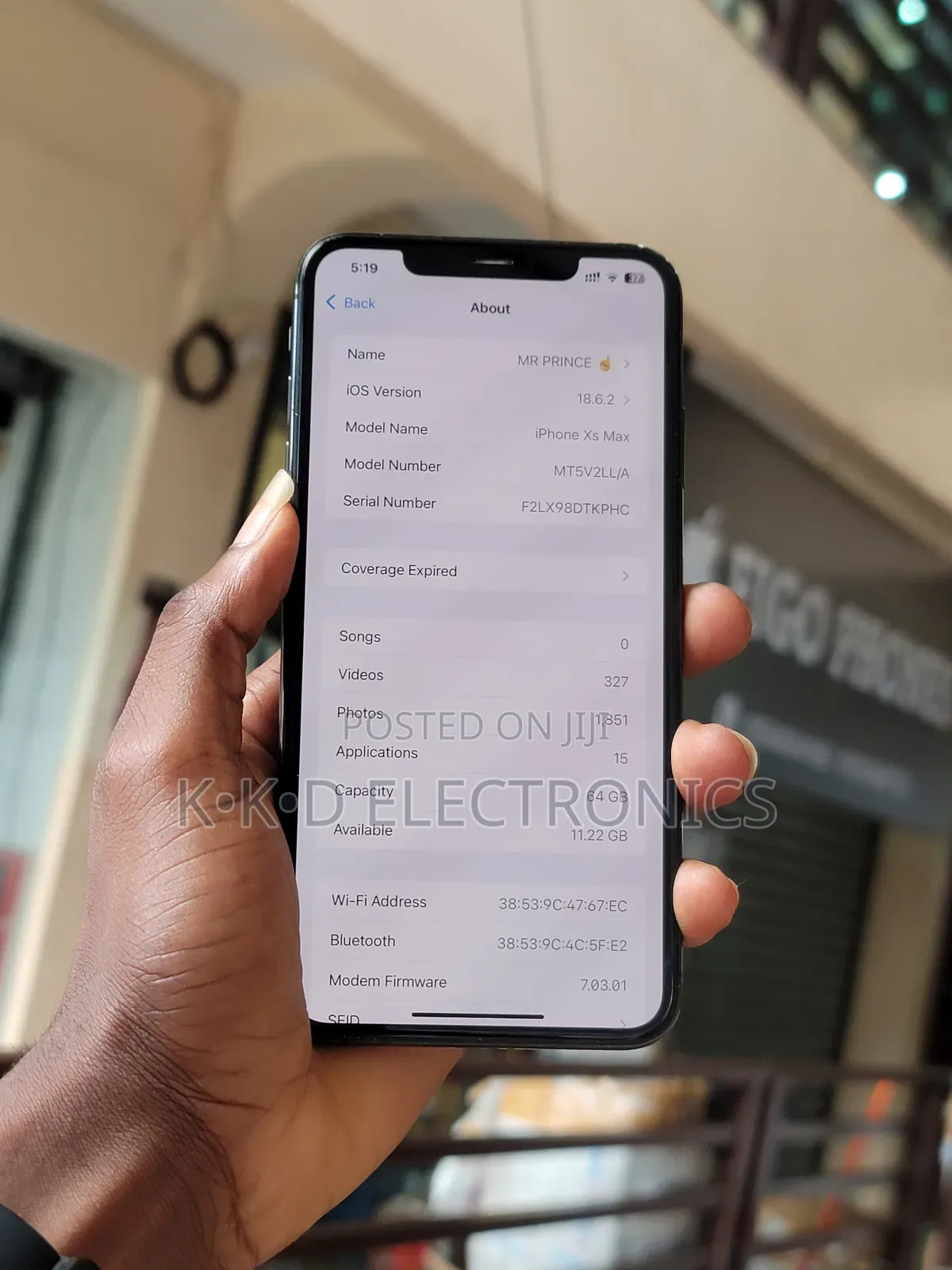 Apple iPhone XS Max 64 GB Black