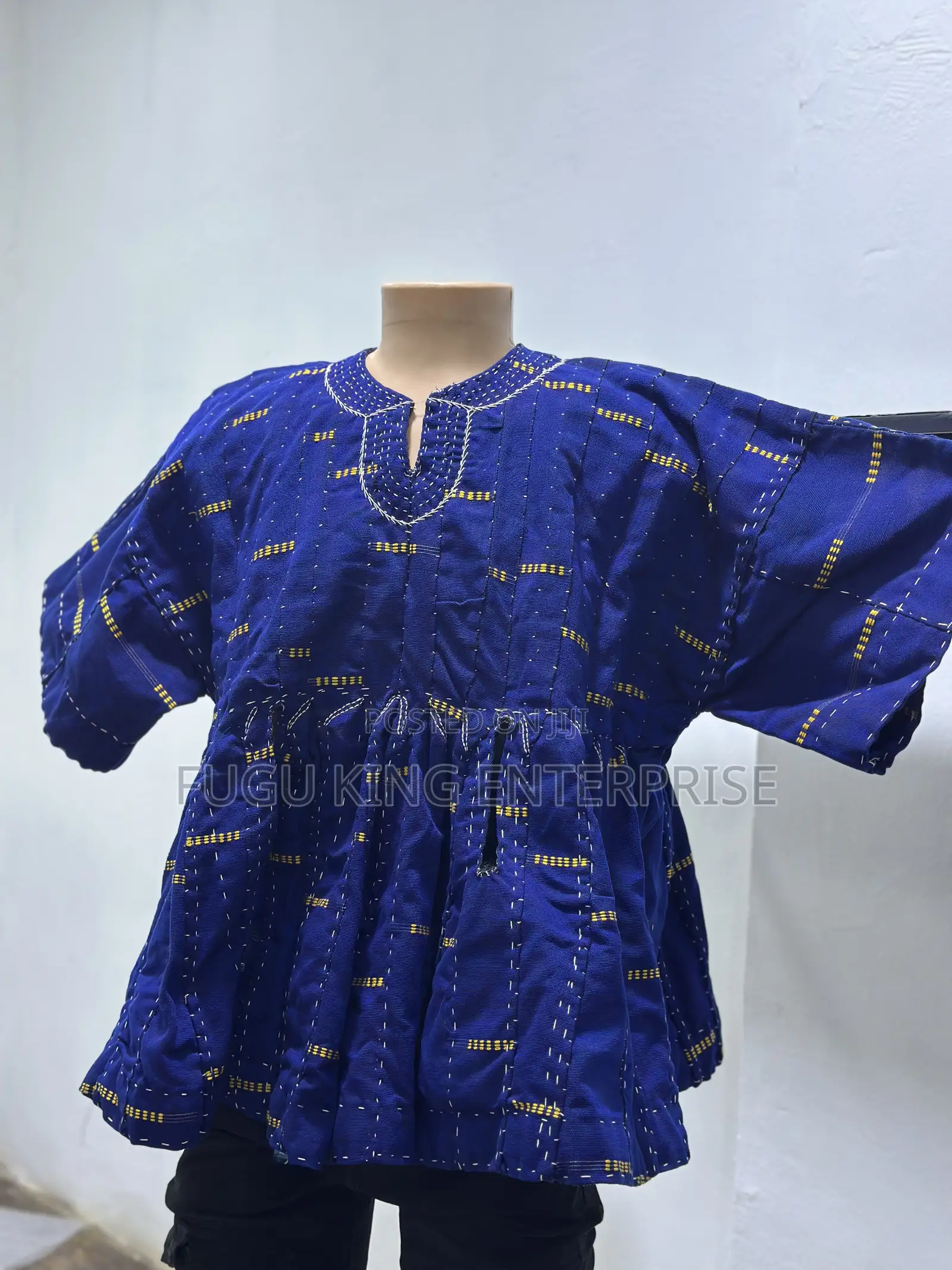 Blue Designed Northern Made Smock for Men Available