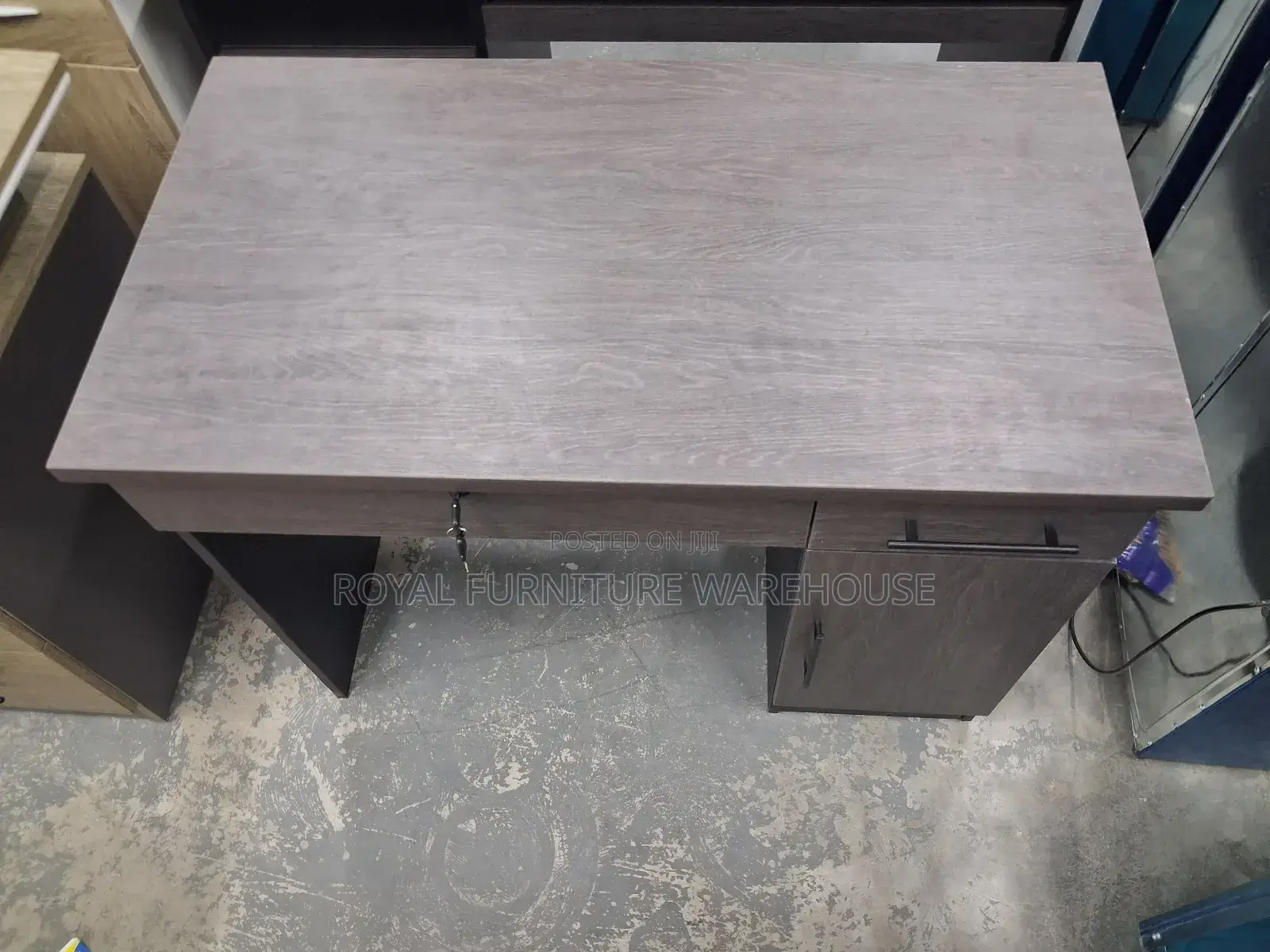 Dull Colored Black Office Desk