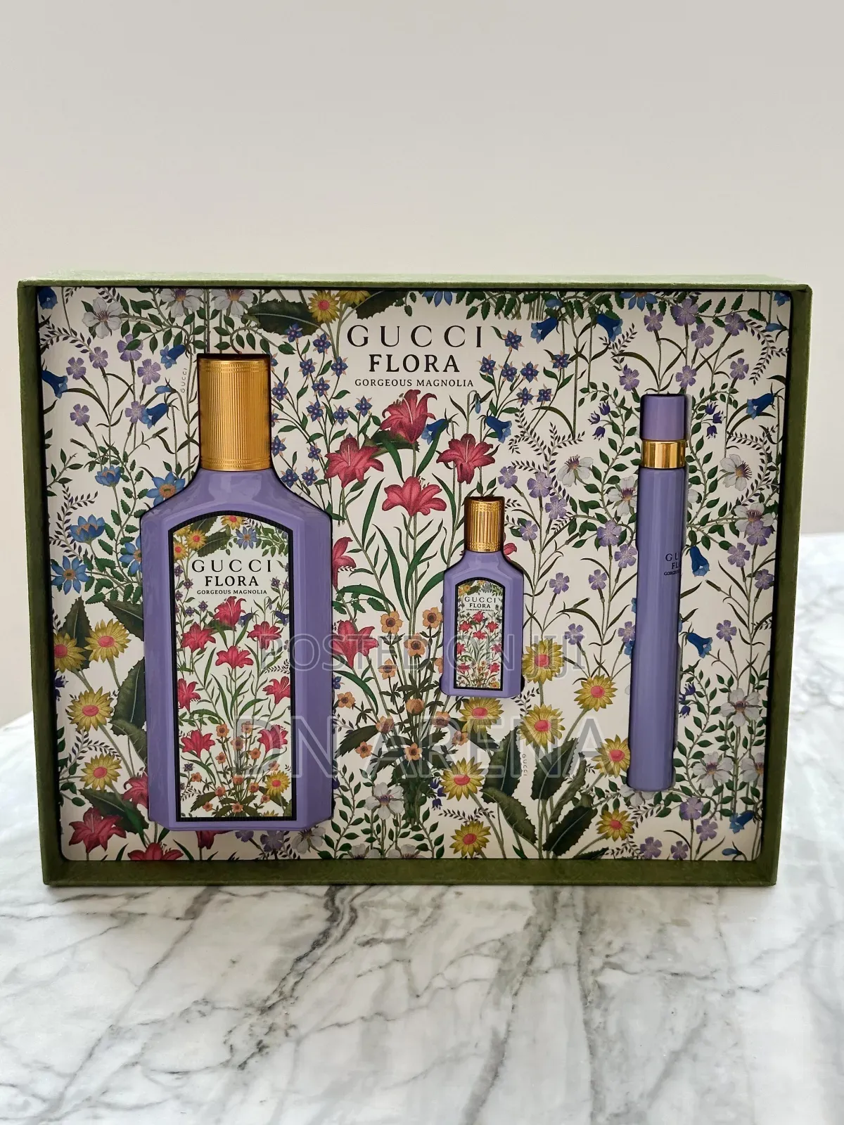 Gucci Flora Gorgeous Magnolia Eau De Parfum Gift Set.