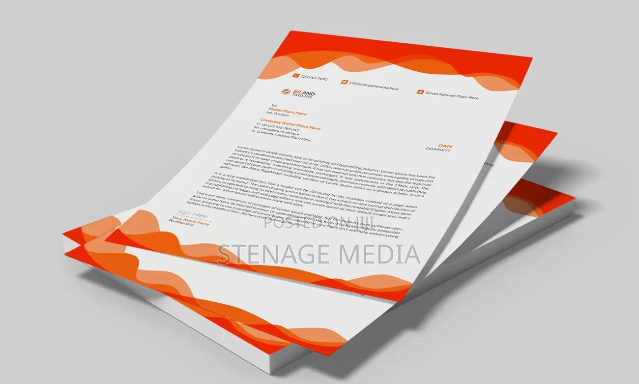 Letterhead Design – Professional Custom Business Stationery