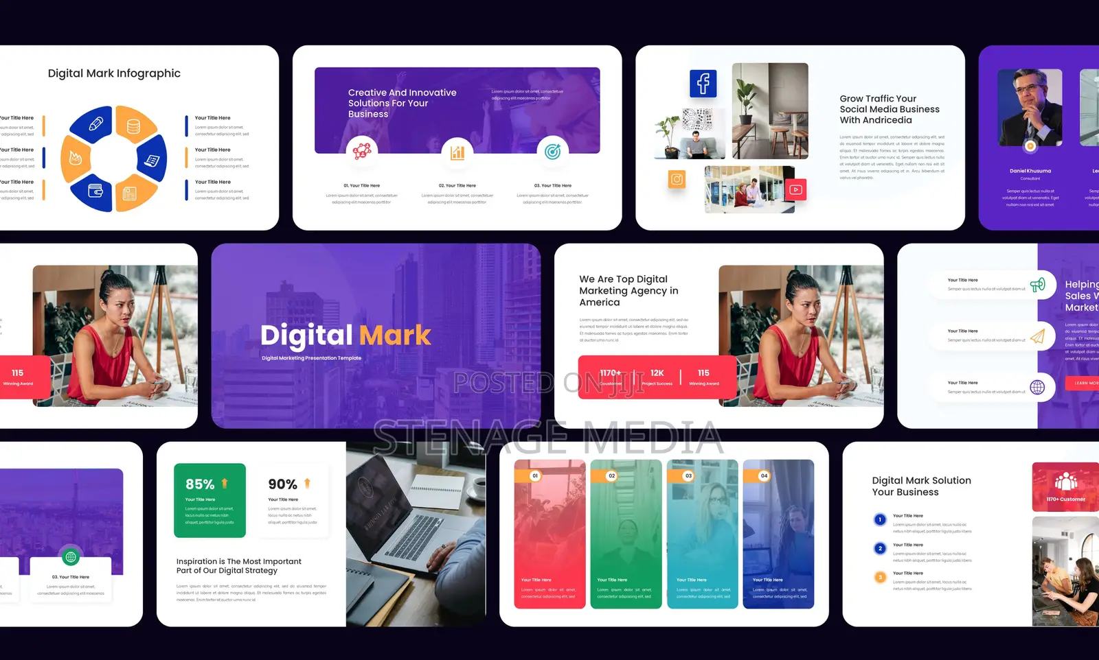 Presentation Slide Design – Premium Business Creative Slide Decks