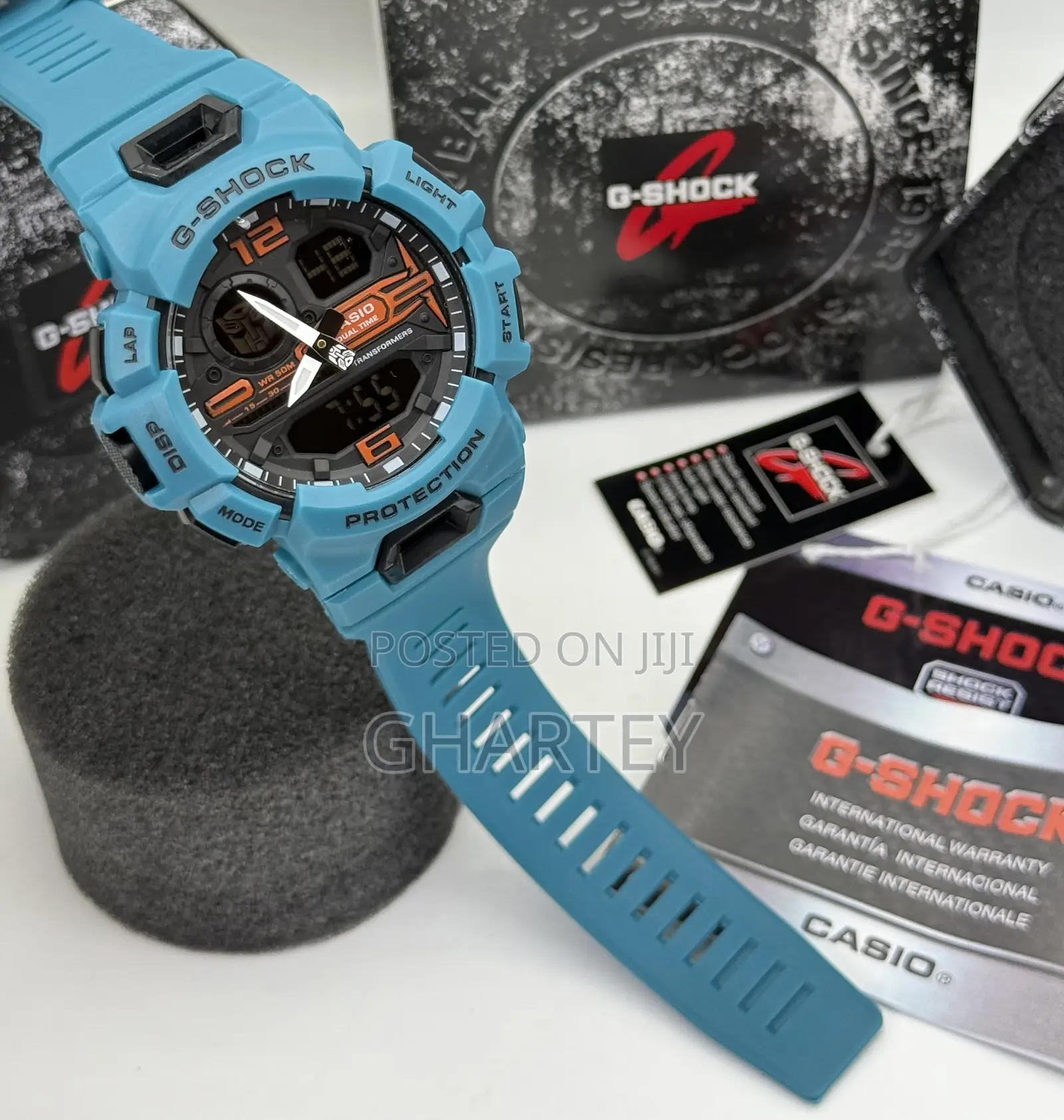 Casio G-Shock Analog-Digital Watch Resin Strap, Rugged Sporty Design