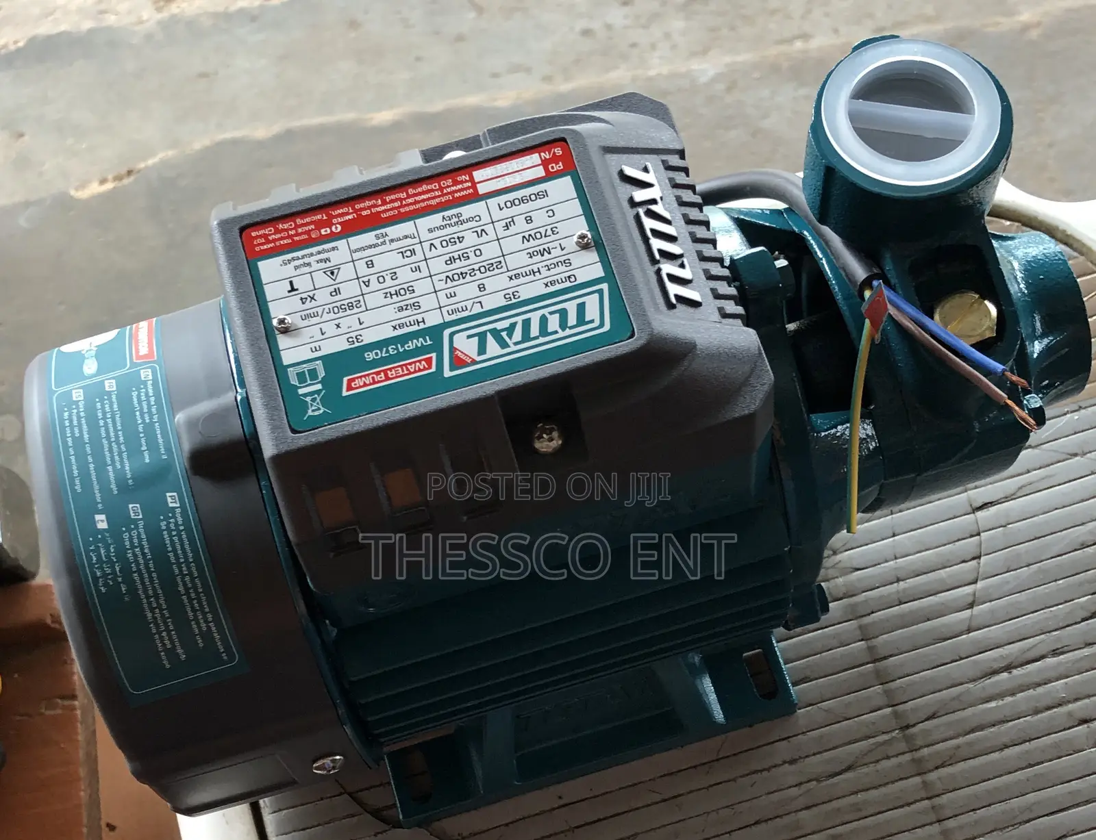 Water Pump 0.5hp