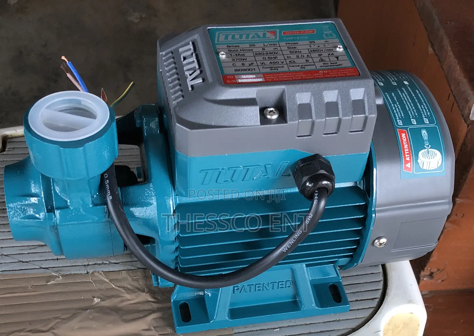 Water Pump 0.5hp
