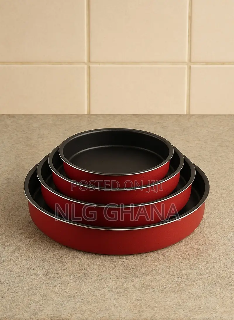 Professional Non-Stick Round Cake Pan Set, Heavy-Duty. Ghx6823
