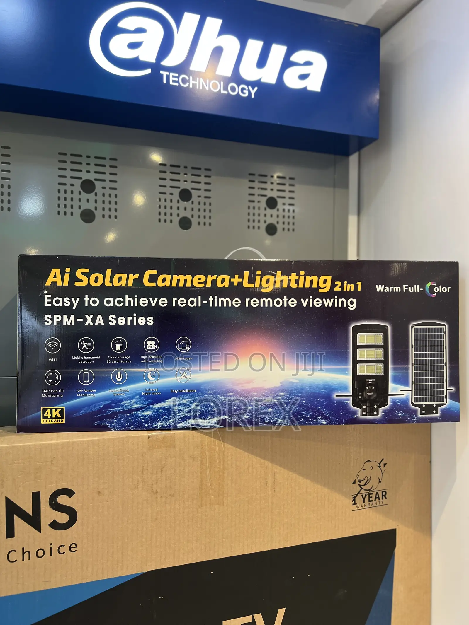 Solar Street Light With 4g Sim Solar Camera Dual Lens Ai 450w