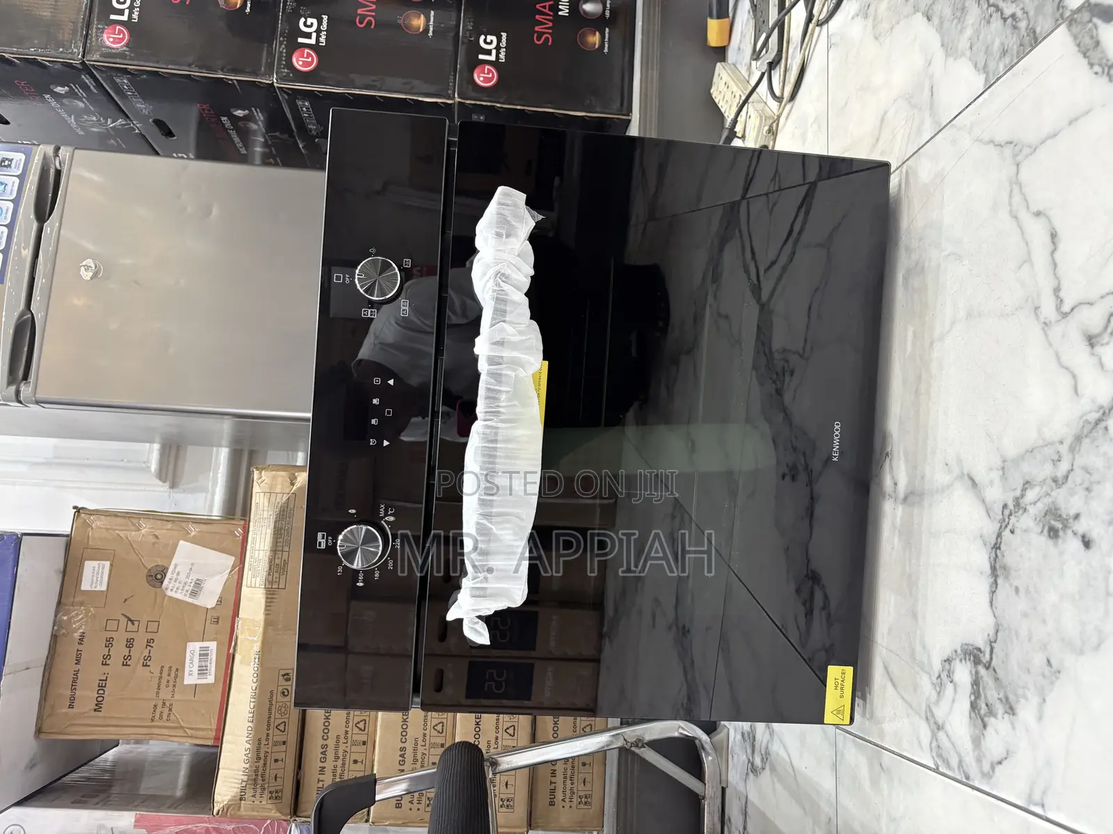 Unique Kenwood 90cm Inbuilt Electric Oven(Touch Nob)Gray