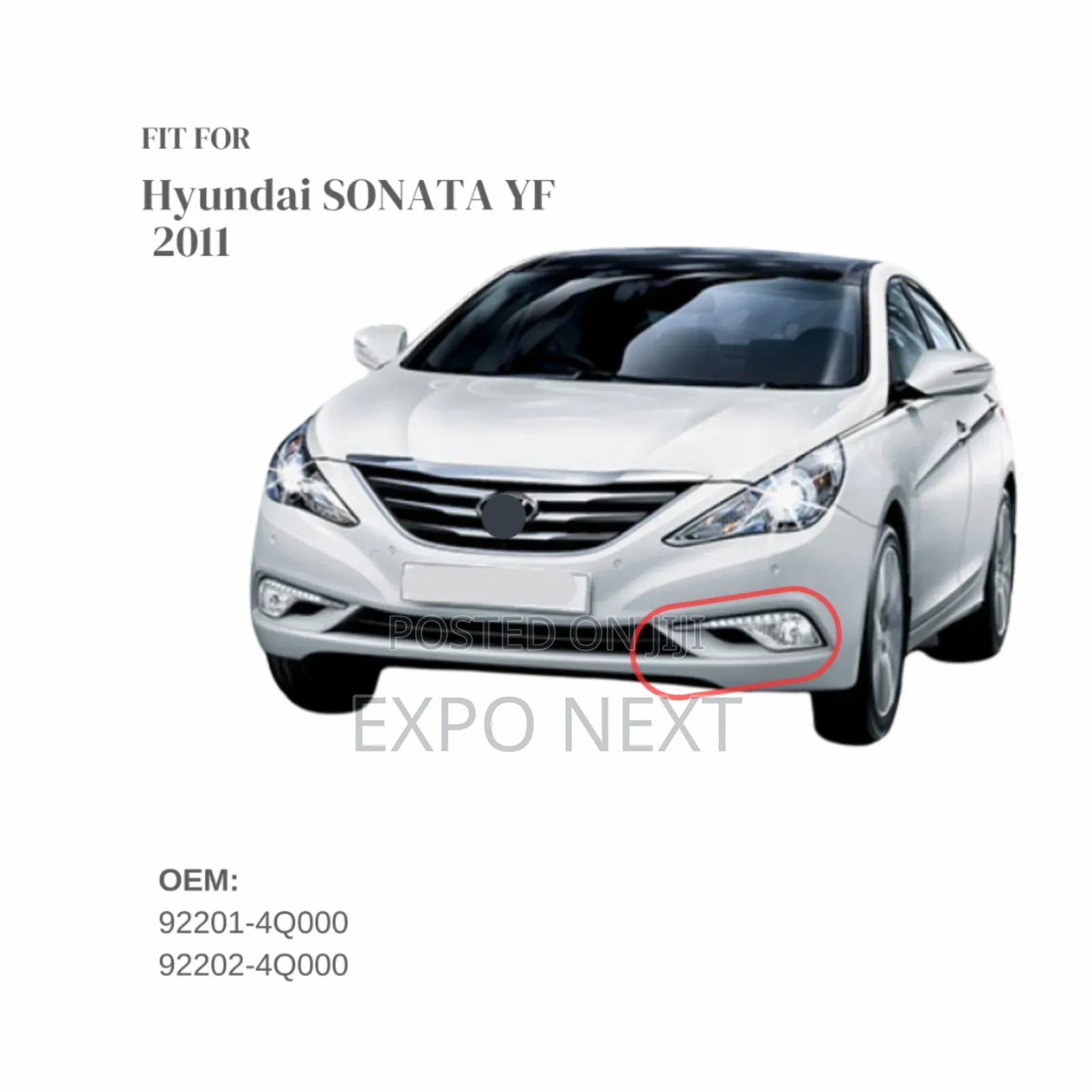 Hyundai Sonata Yf 2011-2016 Fog Light Day Light