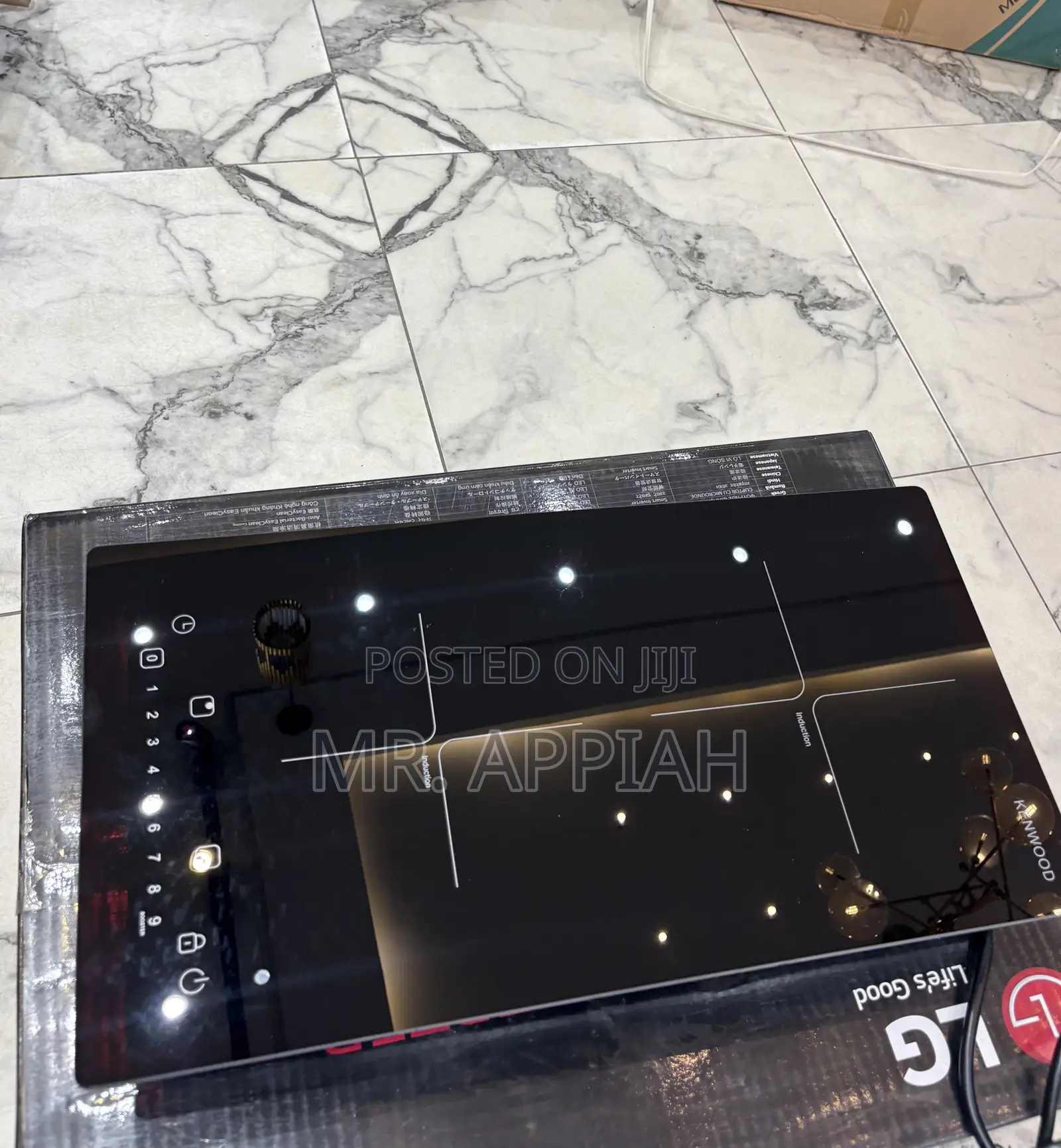 Fresh in Box Kenwood 2 Electric Hob(Tempered Glass) 
