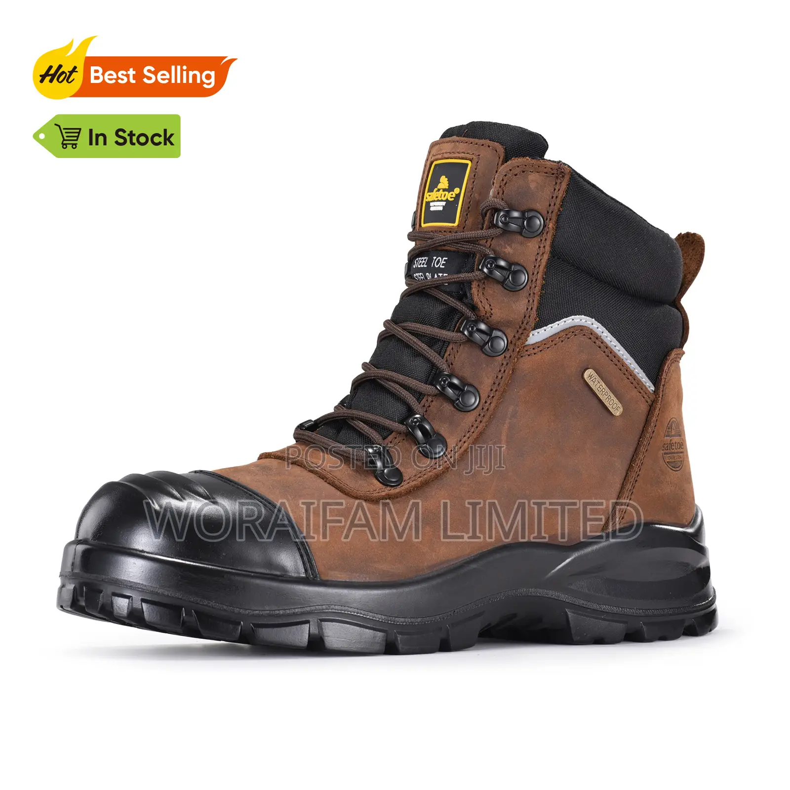 Safetoe High Cut Dark Brown