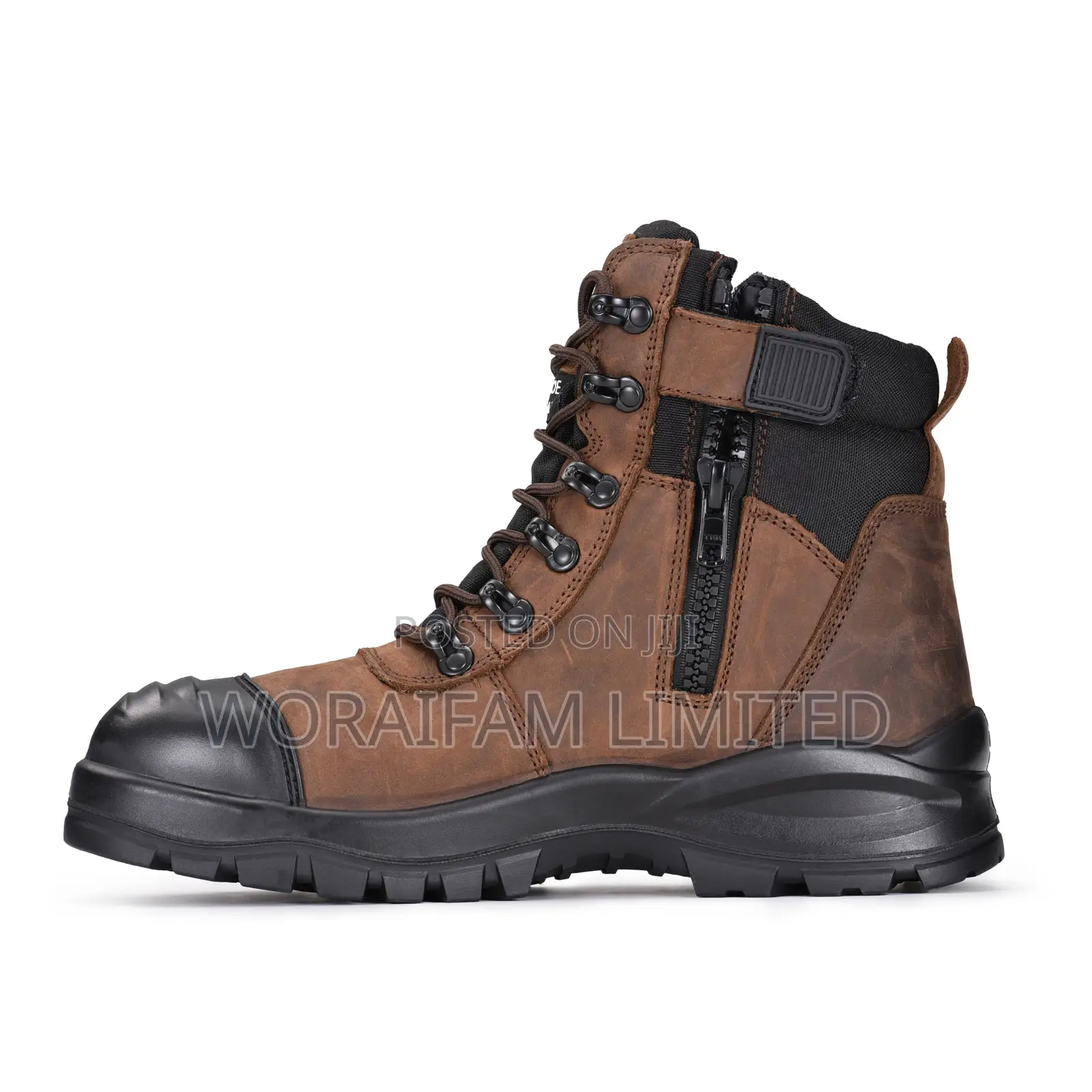 Safetoe High Cut Dark Brown