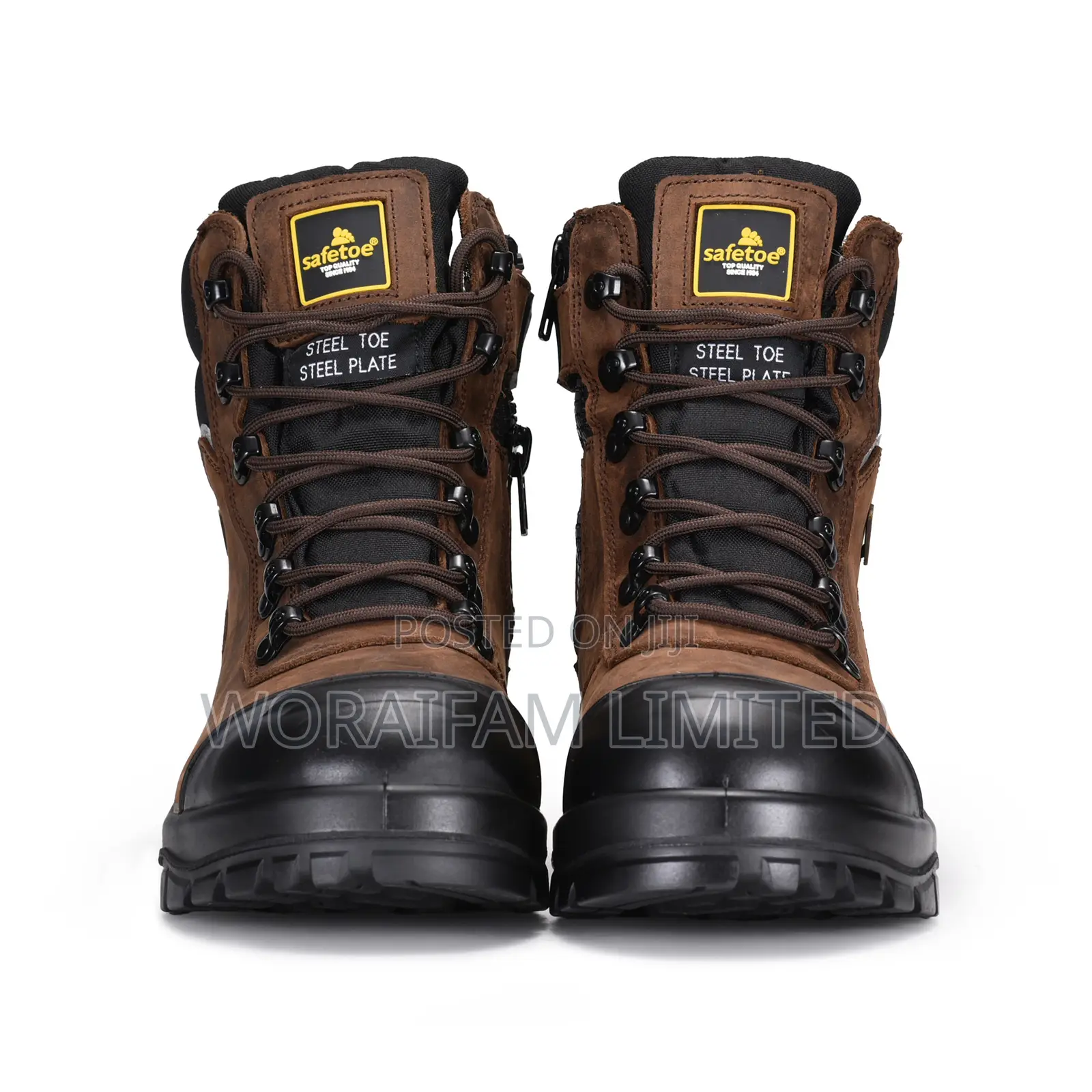 Safetoe High Cut Dark Brown