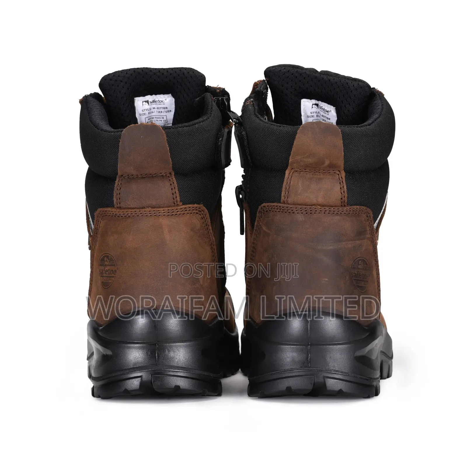 Safetoe High Cut Dark Brown