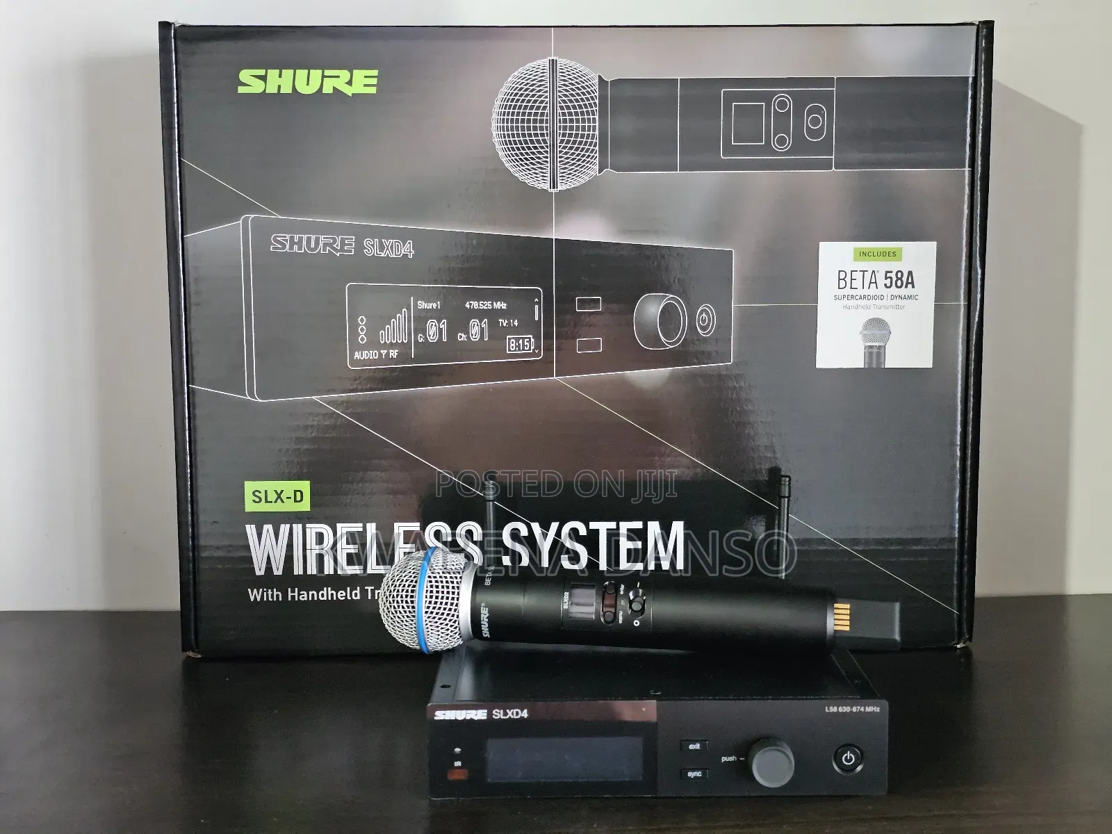 Shure Slxd4 Beta 58a Single Wireless Microphone