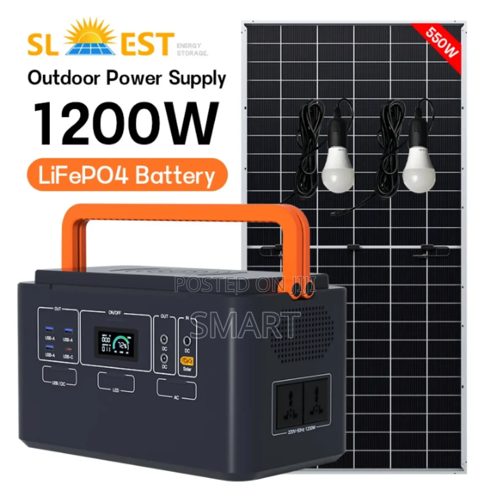 1200w /1008 Solar Energy Storage System. Battery: 22.4v 45ah