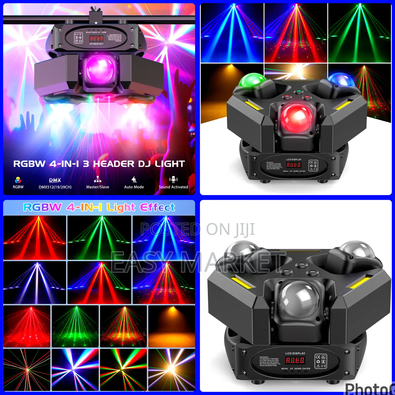 Four Heads Stage Light